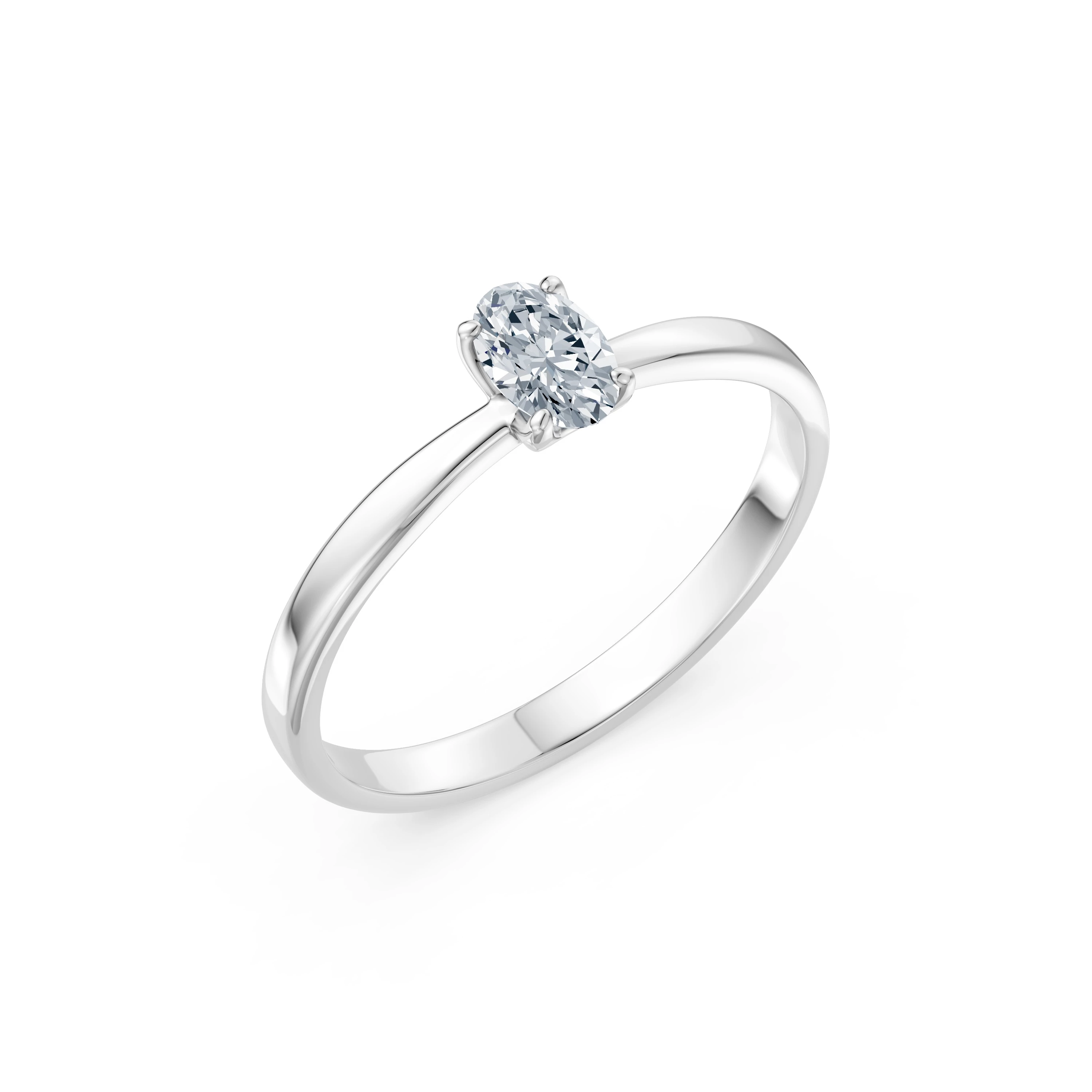 Bague Altesse Éblouissante Solitaire ovale 0,3 ct — vue 1