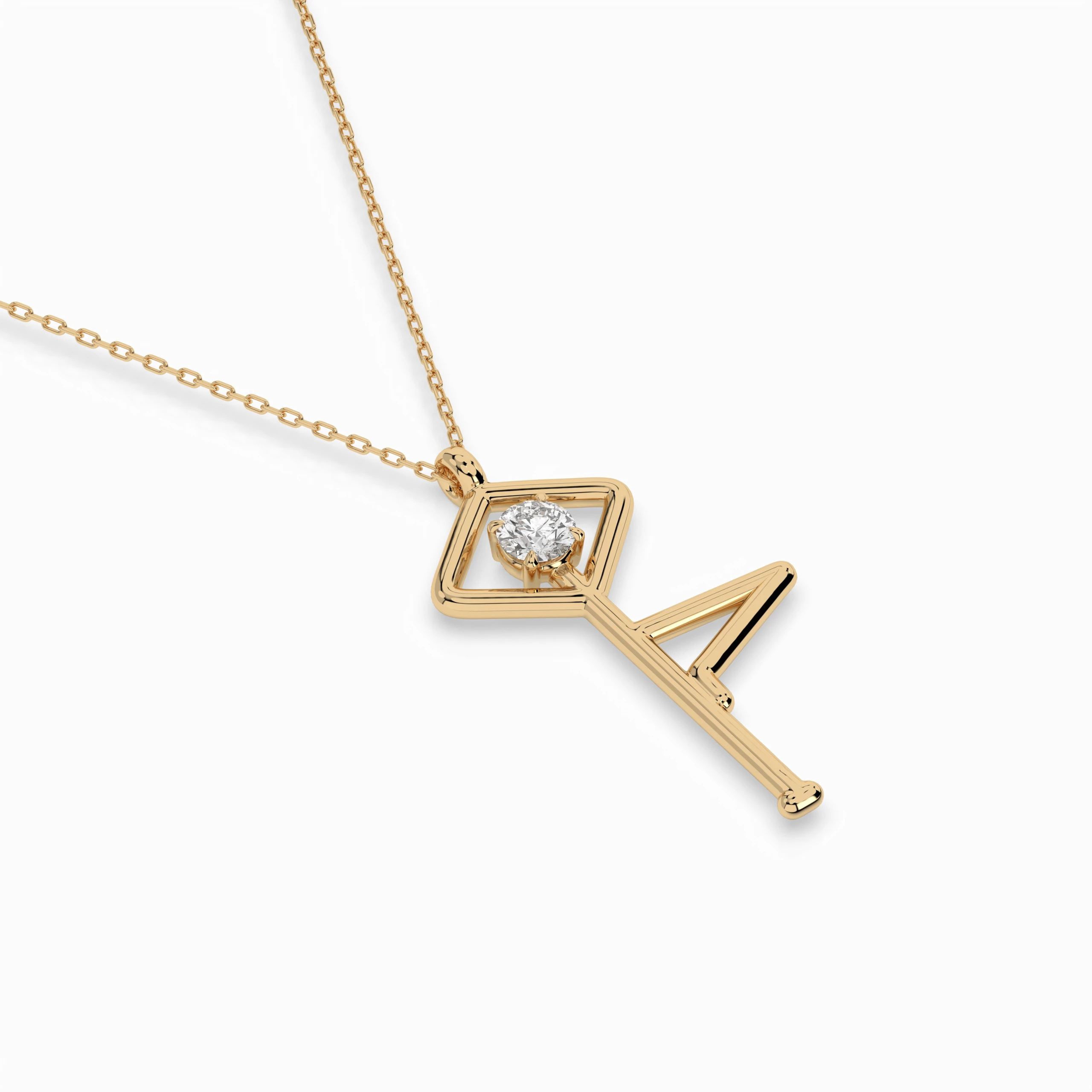 Collier Prodige Parisien Minimalisme ronde 0,1 ct — vue 6