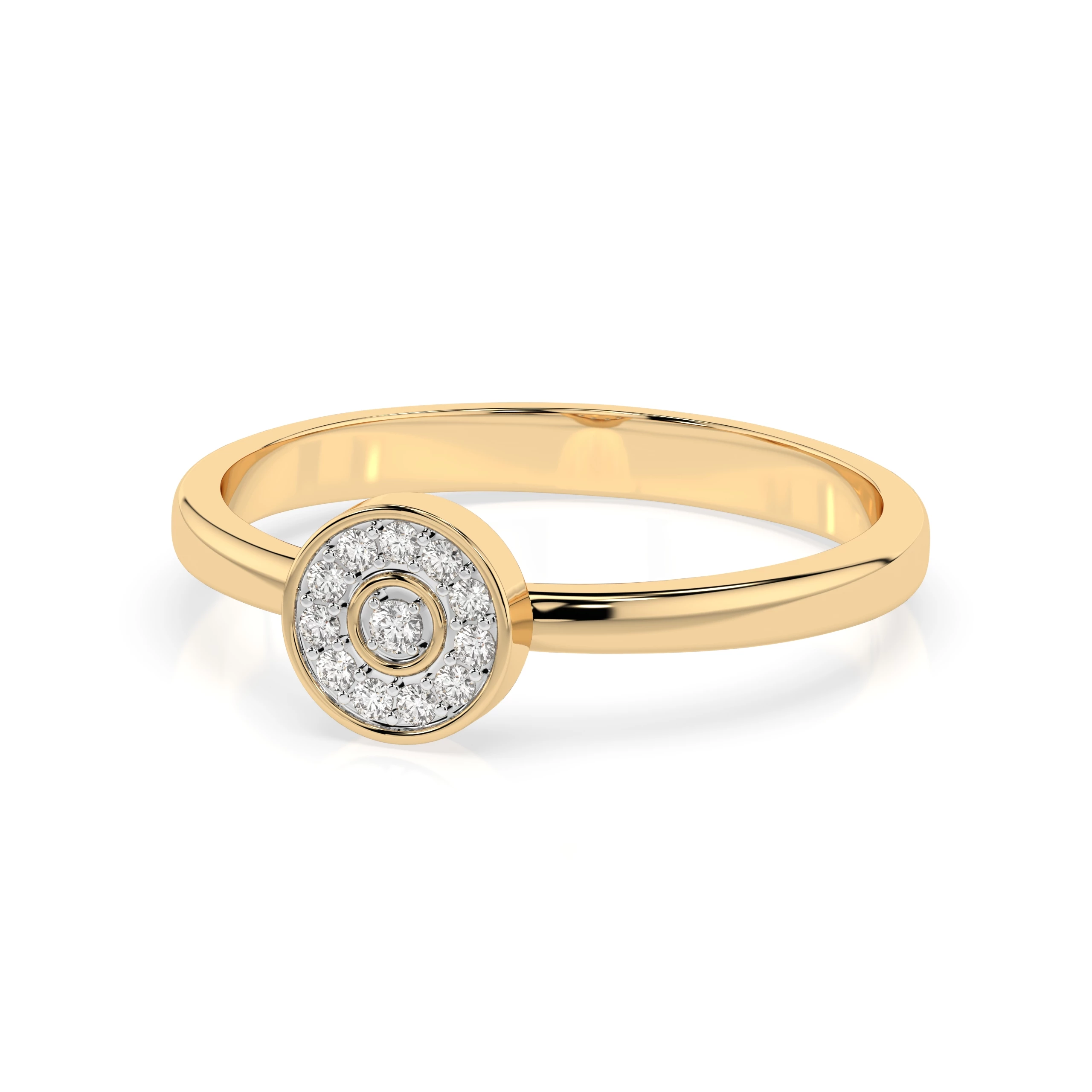 Bague Cosmos Sacré Illusion ronde 0,07 ct — vue 6