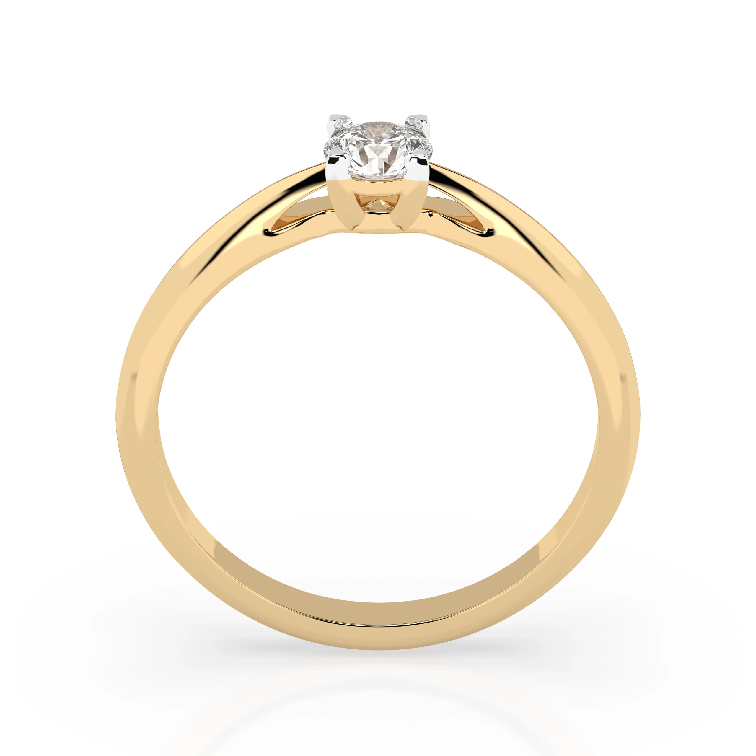 Bague Trésor Rayonnant Solitaire ronde 0,3 ct — vue 5