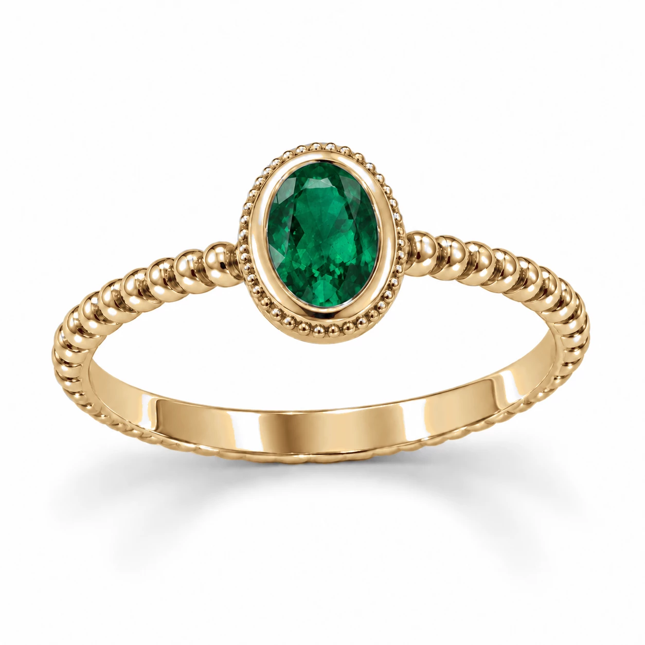 Bague Écrin Légendaire Pierre Précieuse ovale 0,42 ct — vue 7