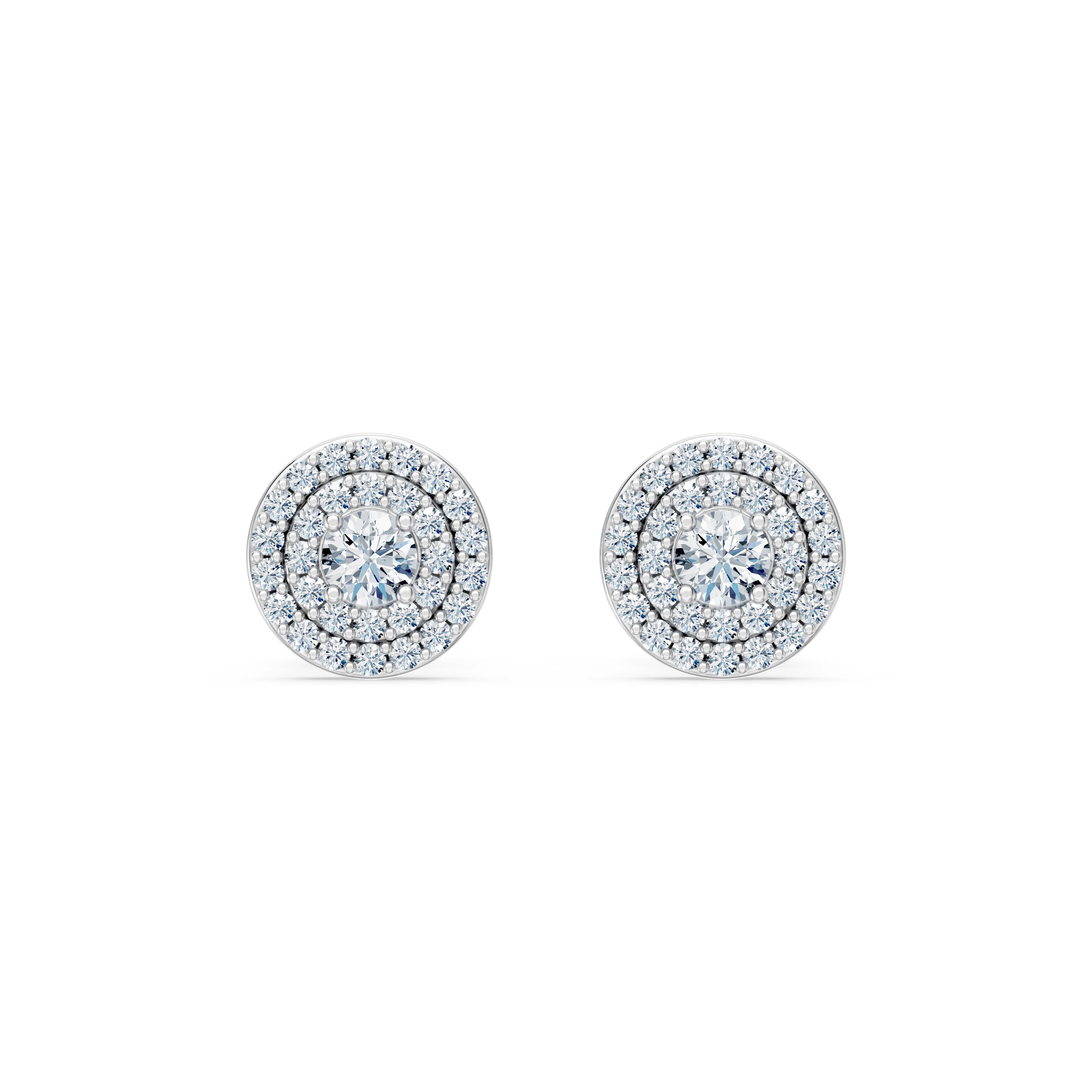 Boucles d'oreilles Rosée Céleste Illusion 0,09 ct — vue 1