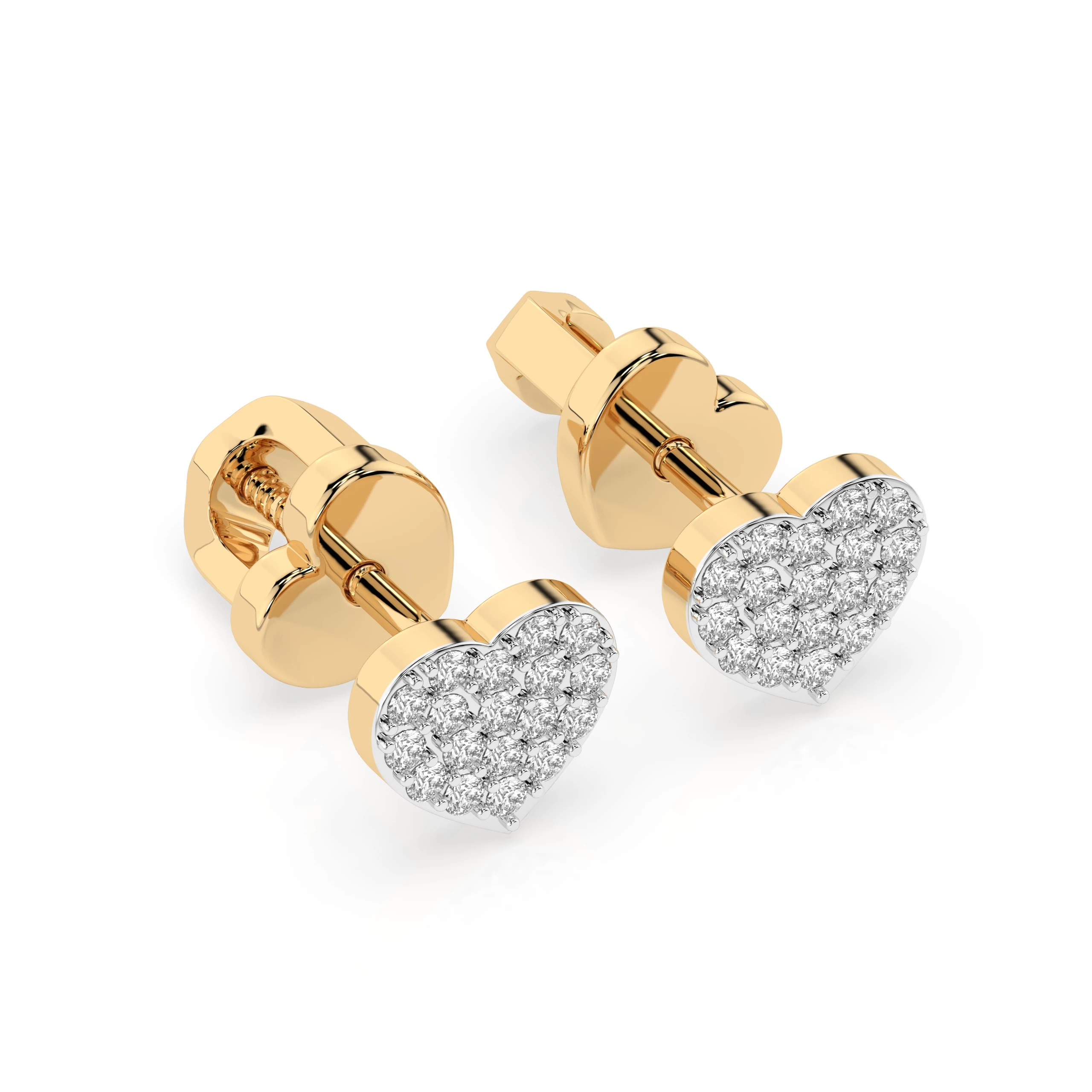 Boucles d'oreilles Aurore Divine Illusion ronde 0,18 ct — vue 5