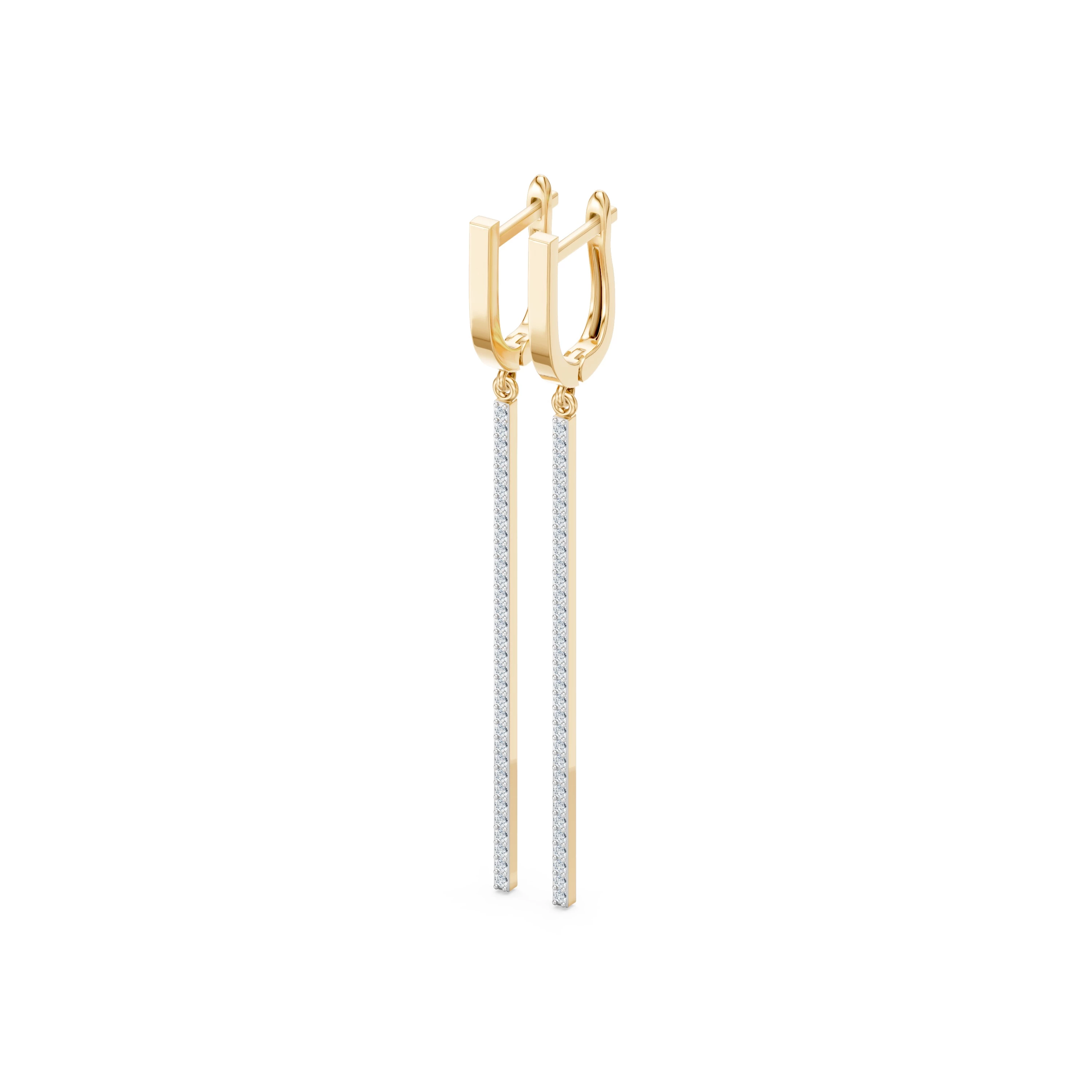 Boucles d'oreilles Rareté Rare Minimalisme 0,01 ct — vue 6