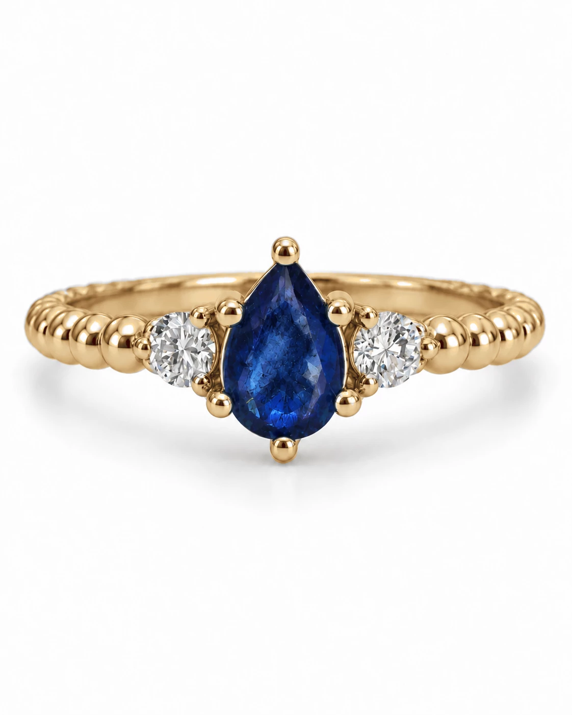 Bague Galaxie Étoilée Pierre Précieuse 0,5 ct — vue 9