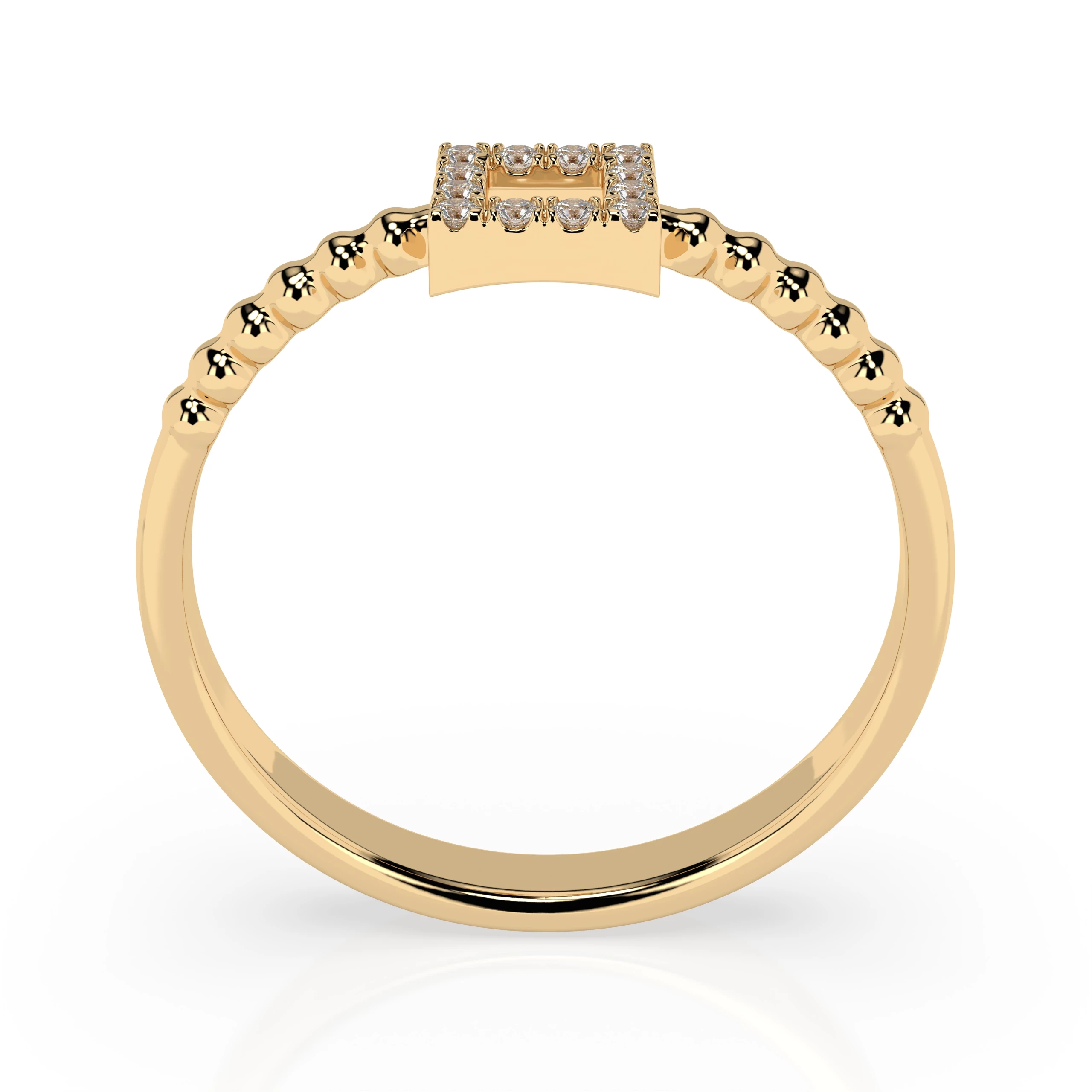 Bague L'Héritage Minimalisme ronde 0,07 ct — vue 5