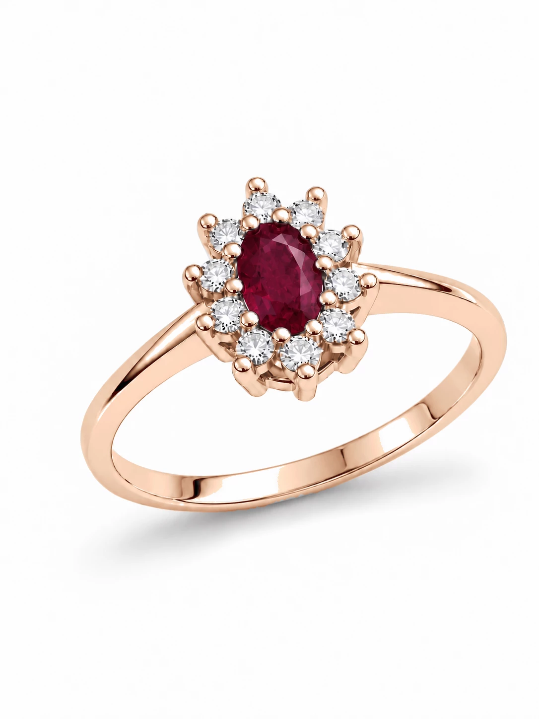 Bague Tendresse Délicate Pierre Précieuse 0,26 ct — vue 1