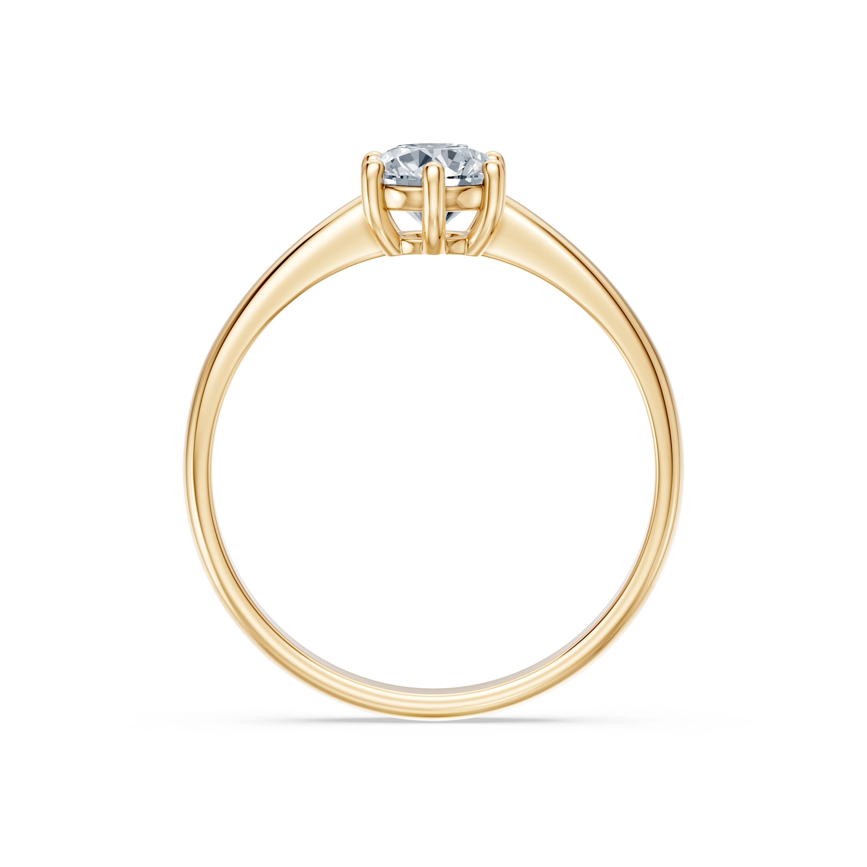 Bague Noblesse Précieuse Solitaire 0,7 ct · 5,7 mm — vue 5