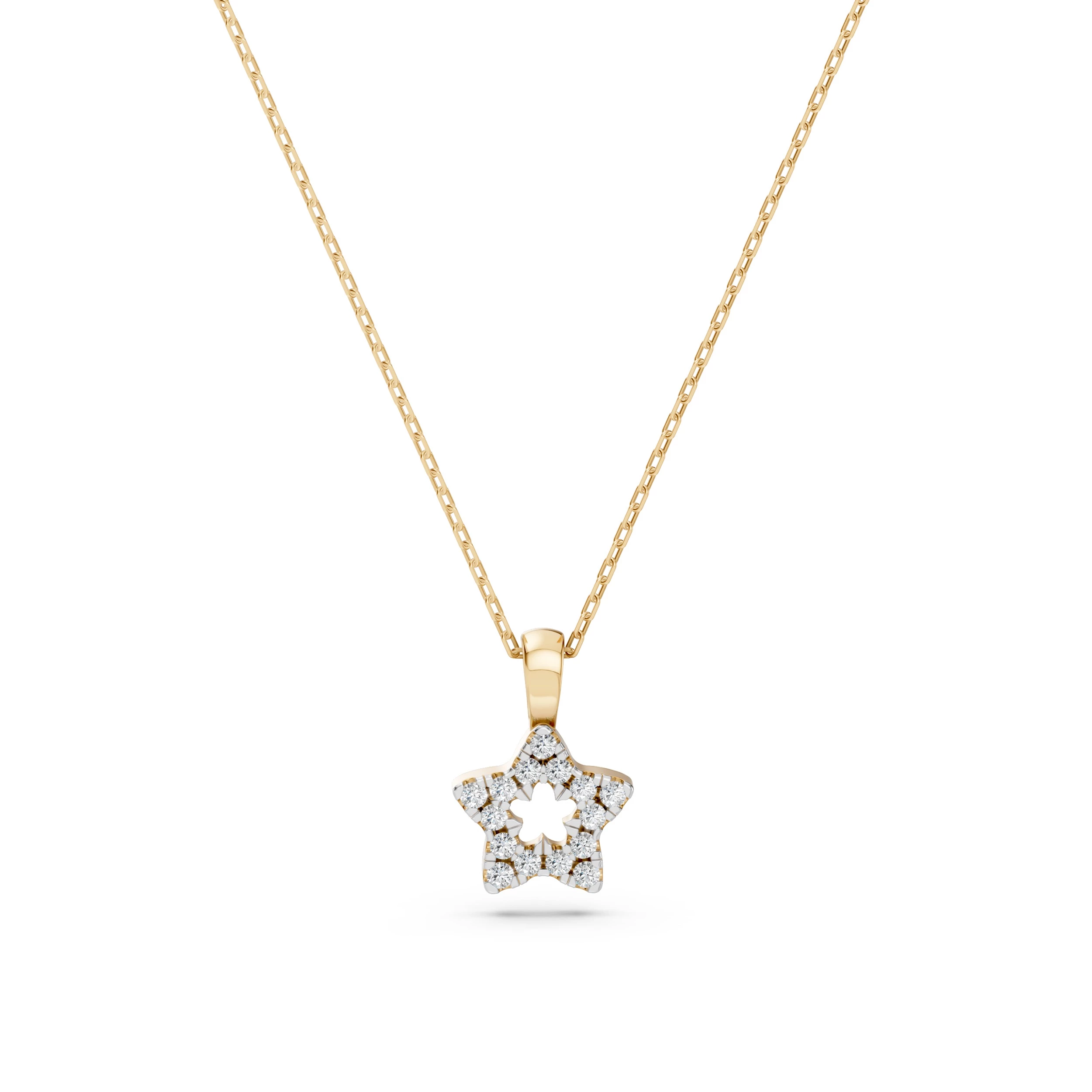 Collier Exception Rare Minimalisme ronde 0,08 ct — vue 6