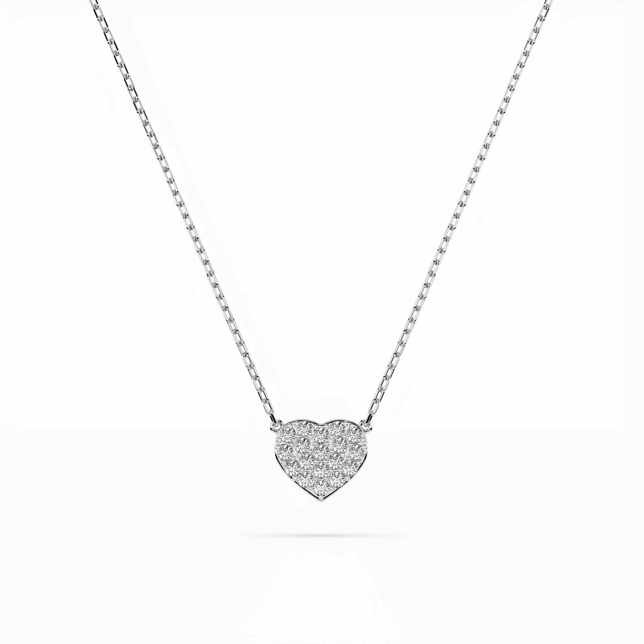 Collier Orbite Sacrée Illusion ronde 0,09 ct — vue 1