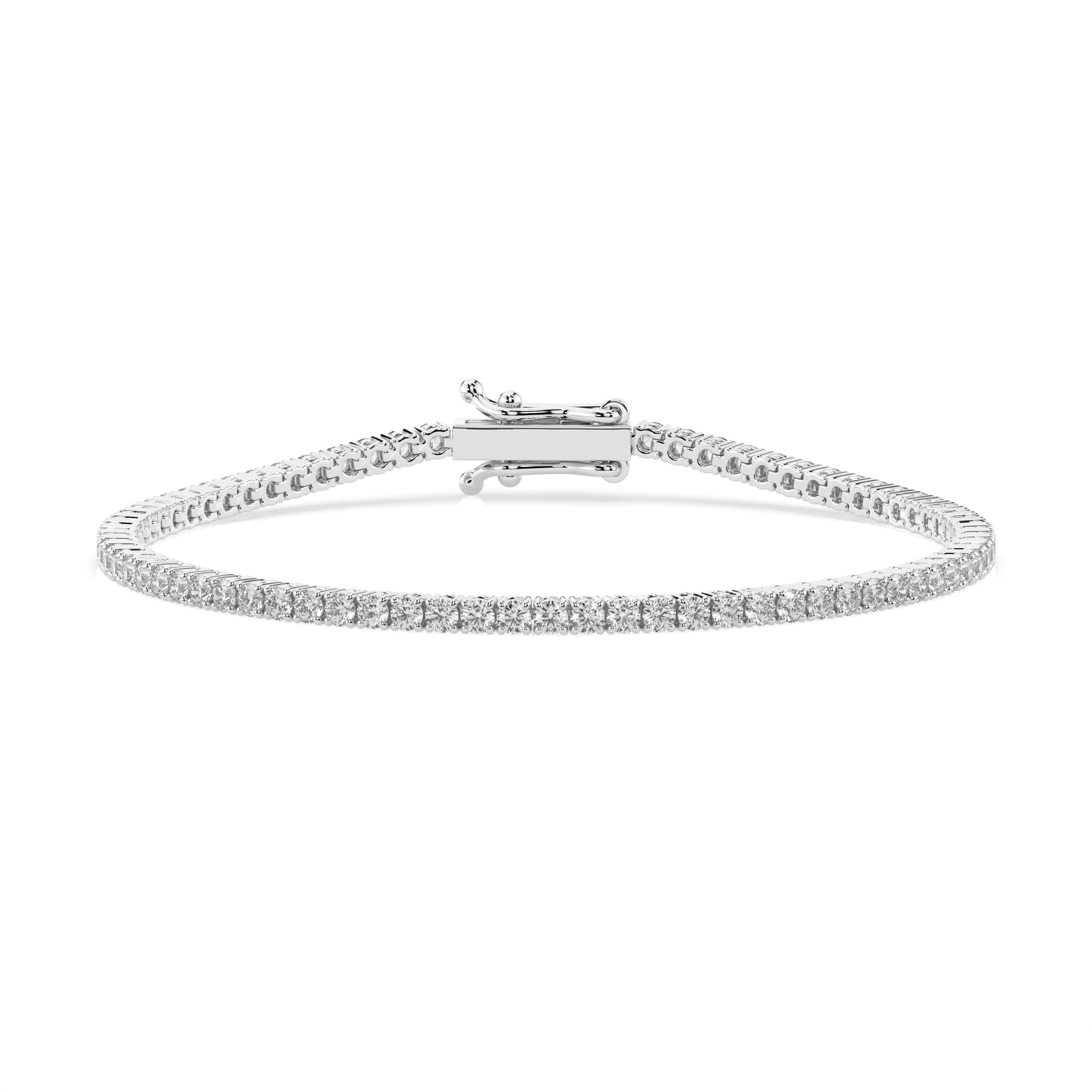 Bracelet Dynastie Éblouissante Tennis ronde 2,31 ct — vue 1