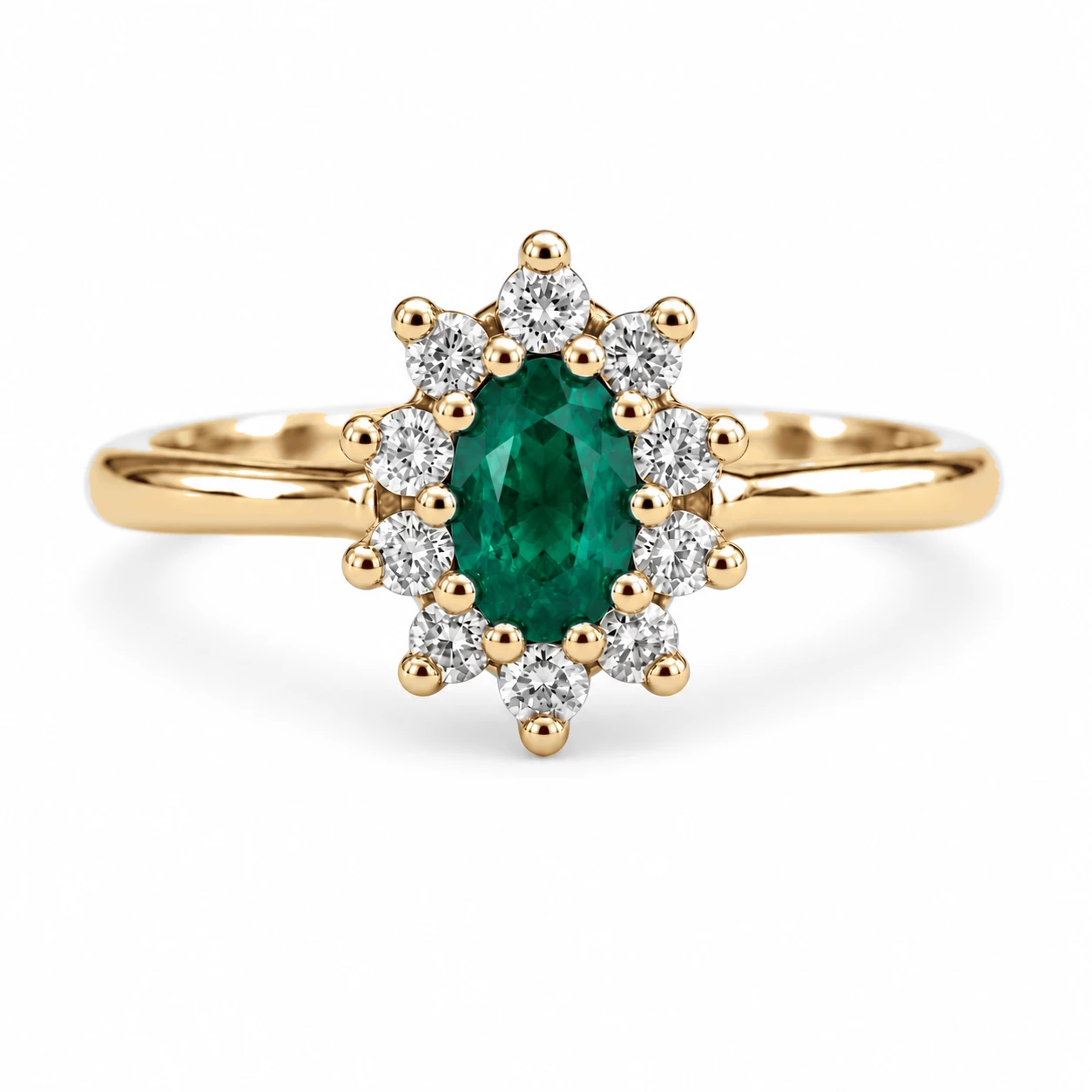Bague Héritage Rayonnant Pierre Précieuse 0,19 ct — vue 9