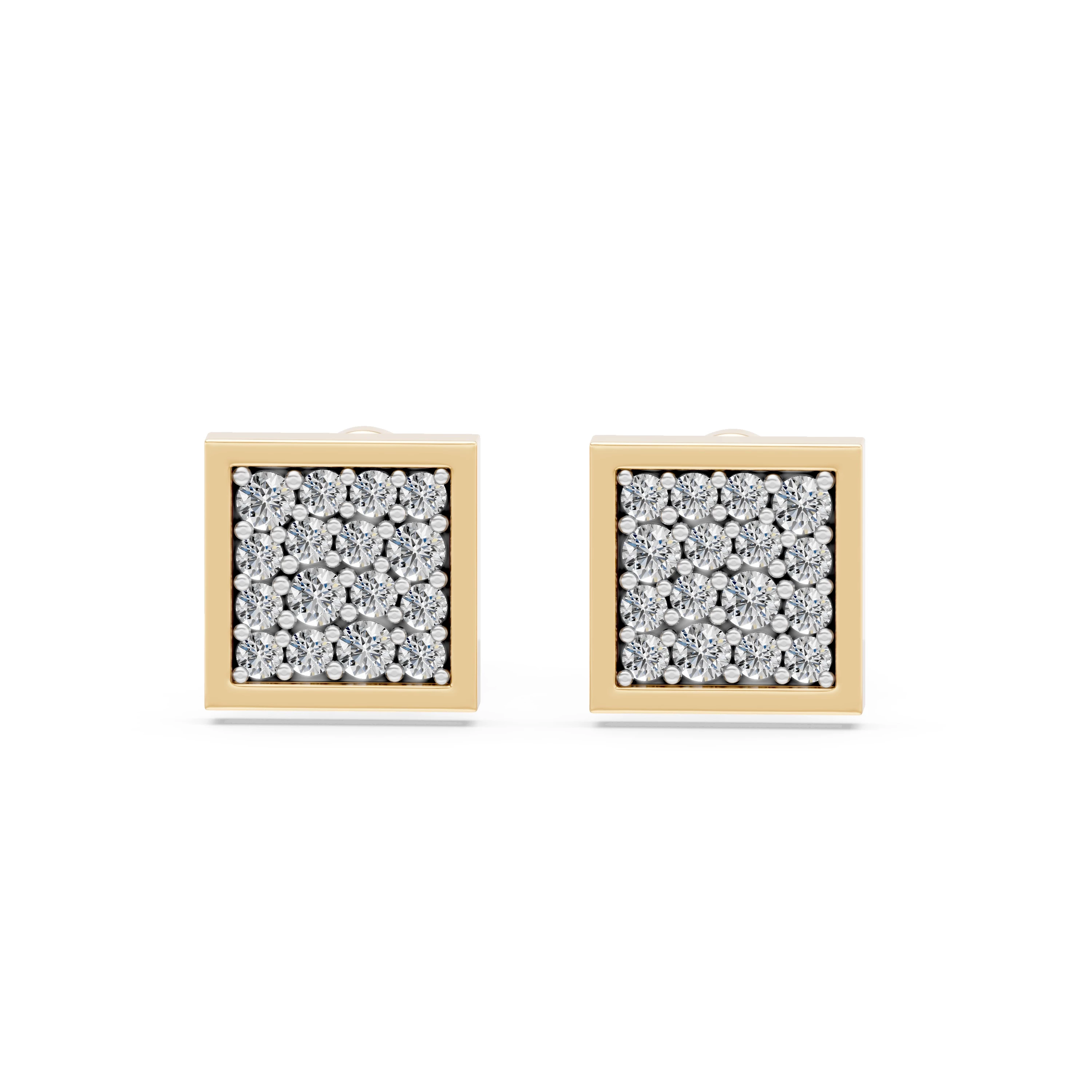 Boucles d'oreilles Nuit Impériale Minimalisme 0,01 ct — vue 4