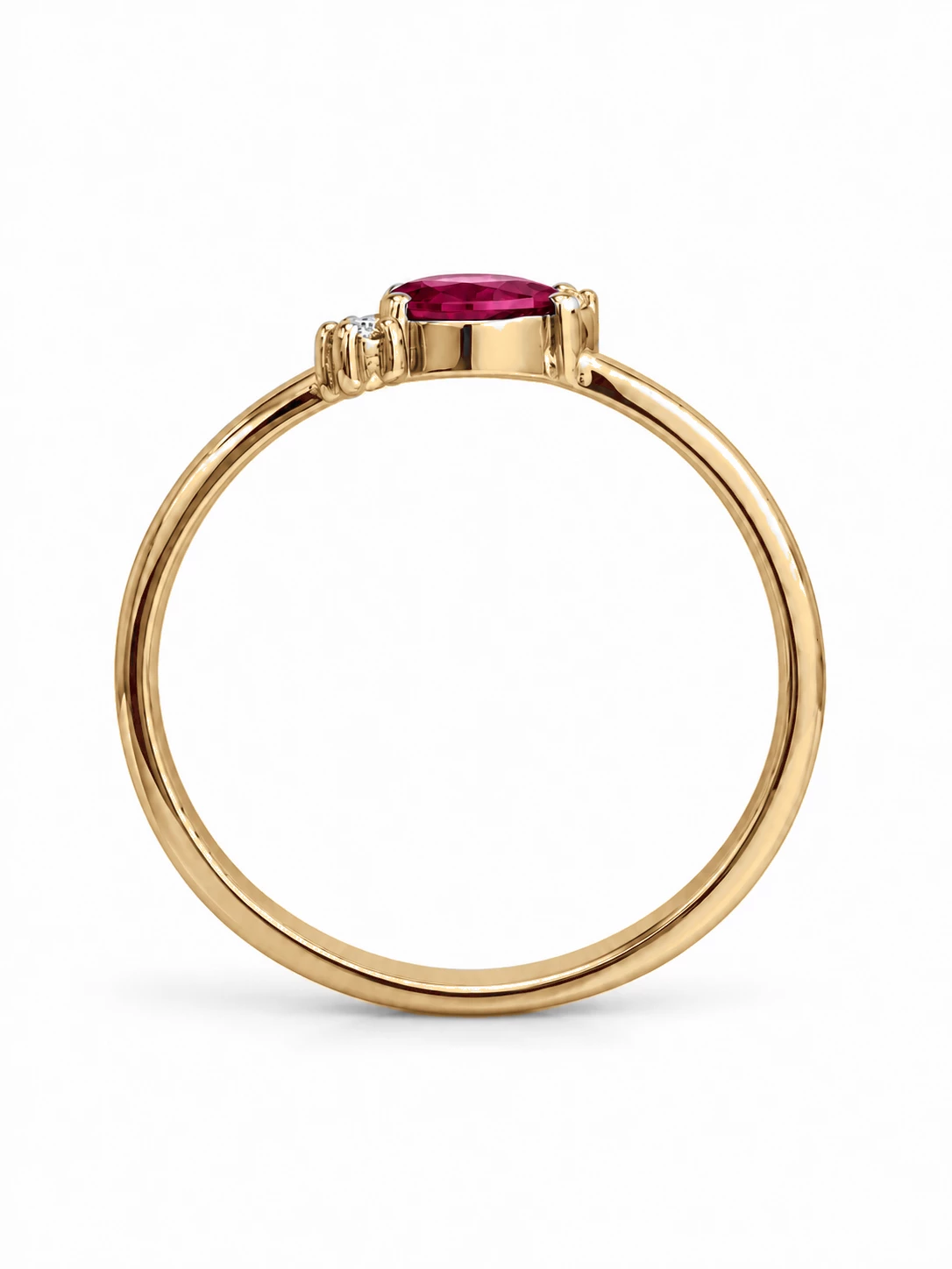 Bague Harmonie Radieuse Pierre Précieuse 0,22 ct — vue 8