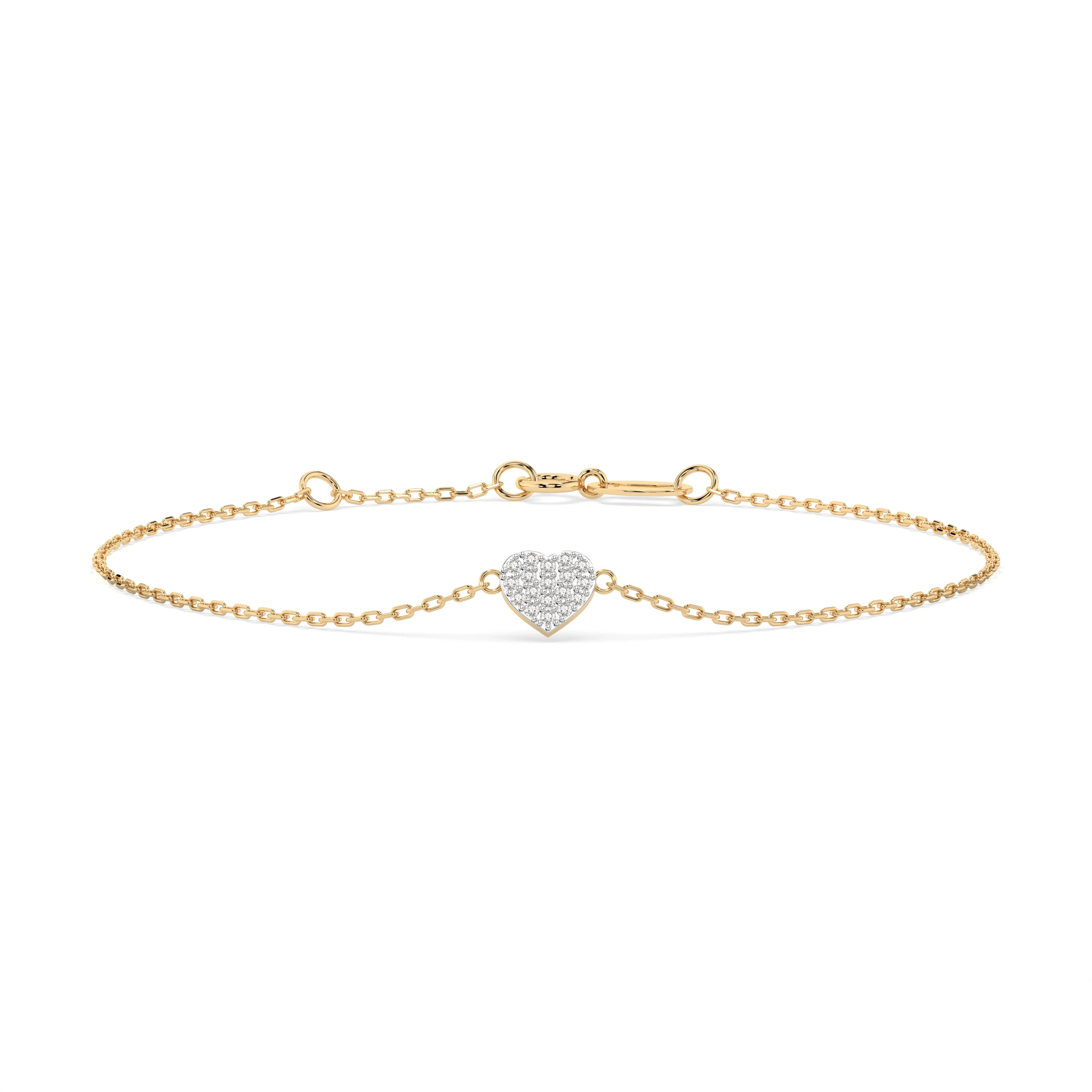 Bracelet Velours Secret Minimalisme ronde 0,09 ct — vue 4