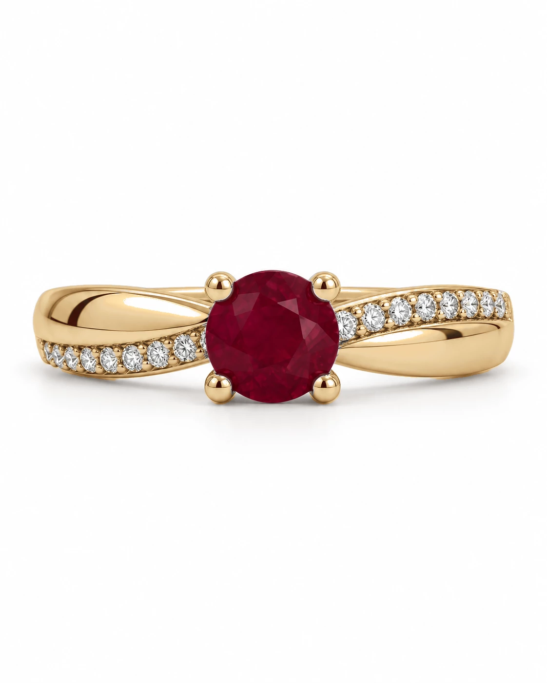 Bague Bonheur Radieux Pierre Précieuse 0,56 ct — vue 9