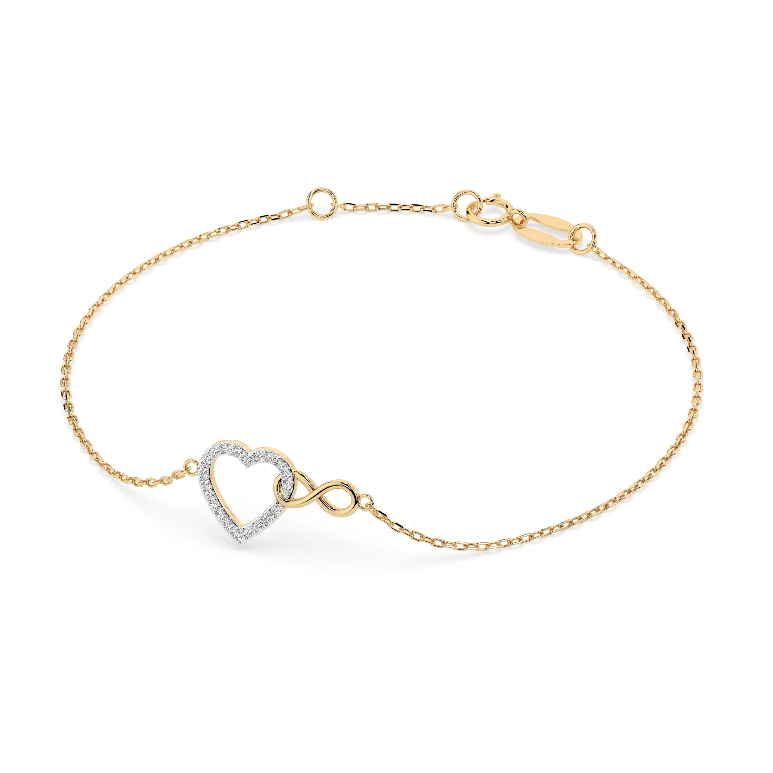 Bracelet Magnificence Raffinée Minimalisme ronde 0,11 ct — vue 6