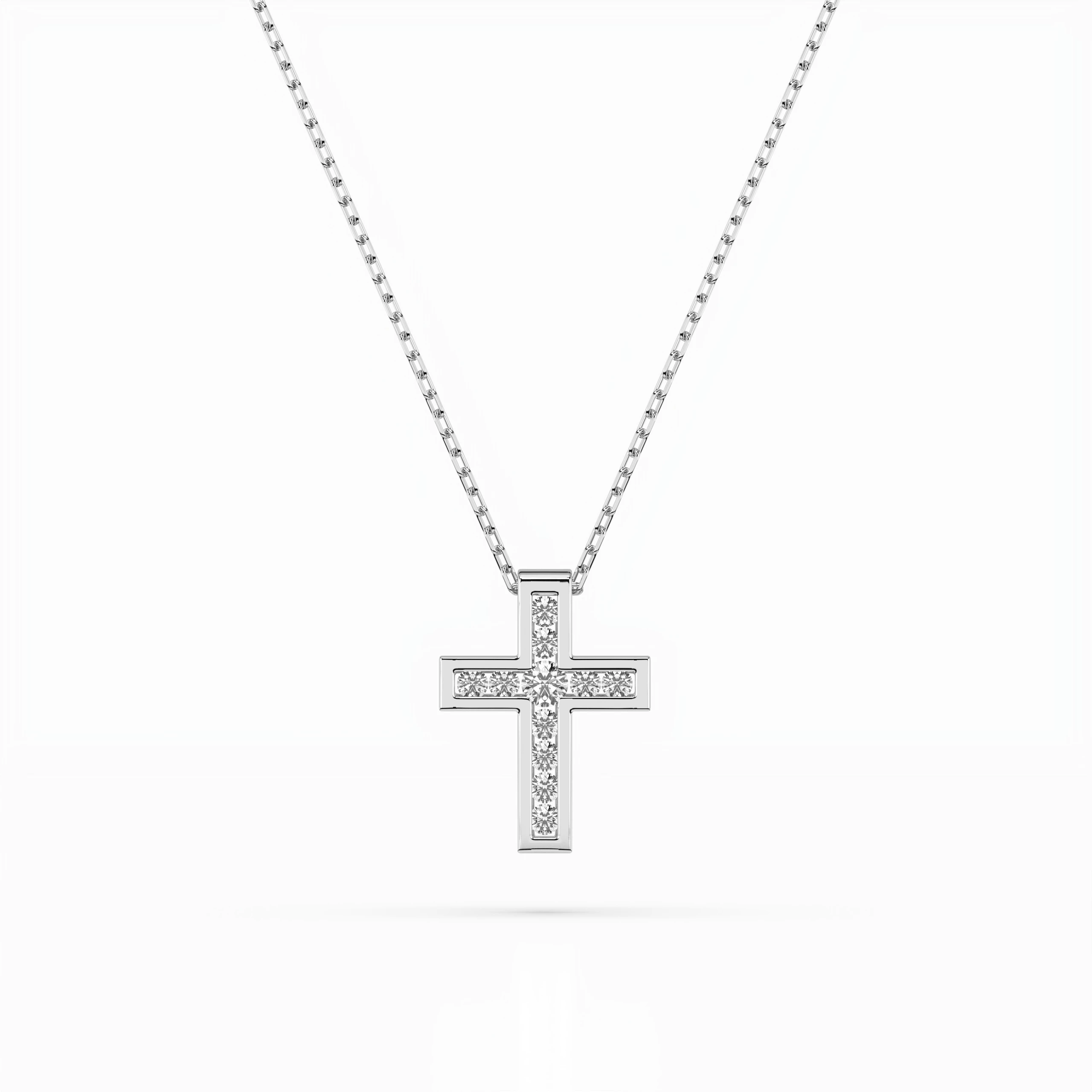 Collier Séduction Nocturne Minimalisme ronde 0,03 ct — vue 1
