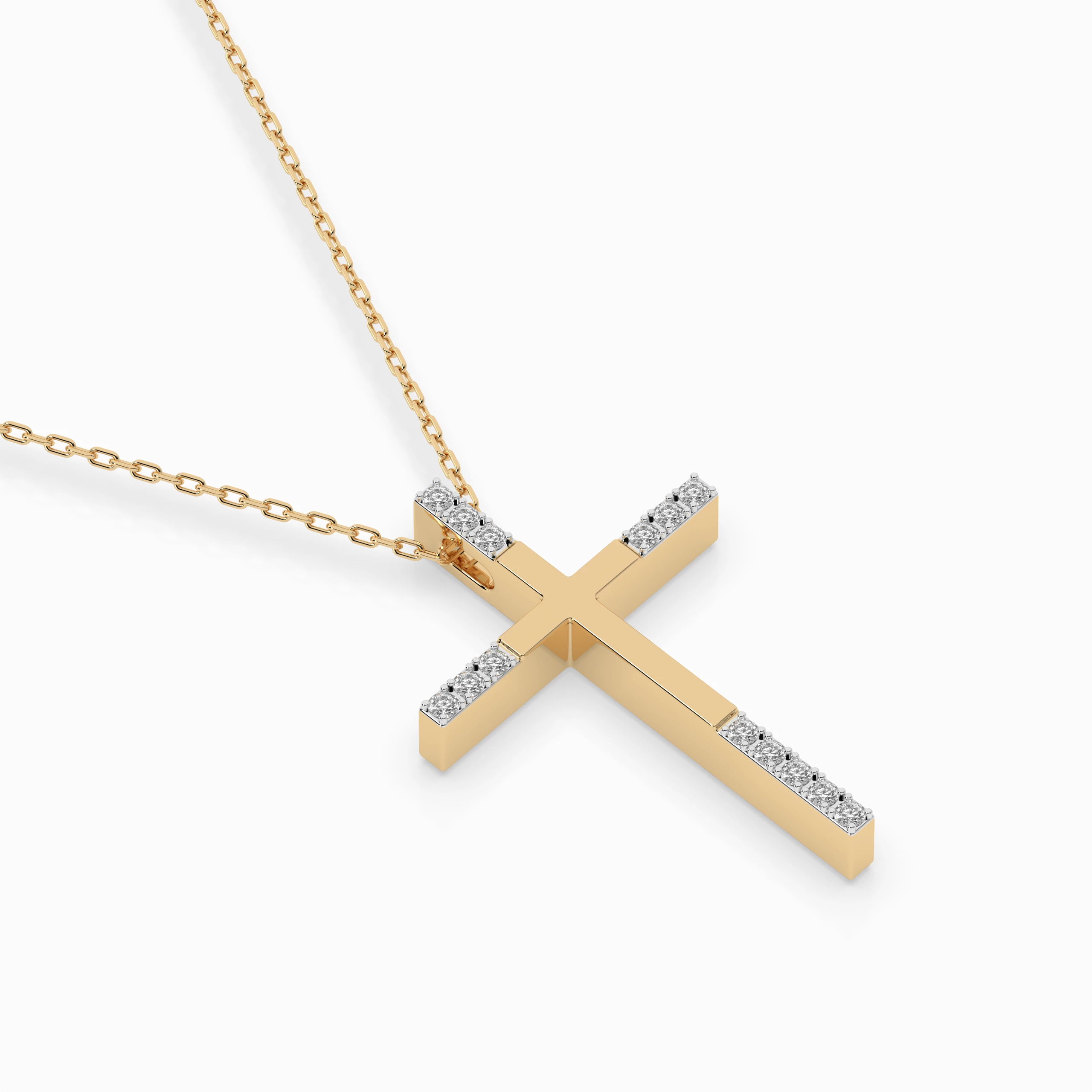 Collier Précieuse Intemporelle Minimalisme ronde 0,08 ct — vue 6