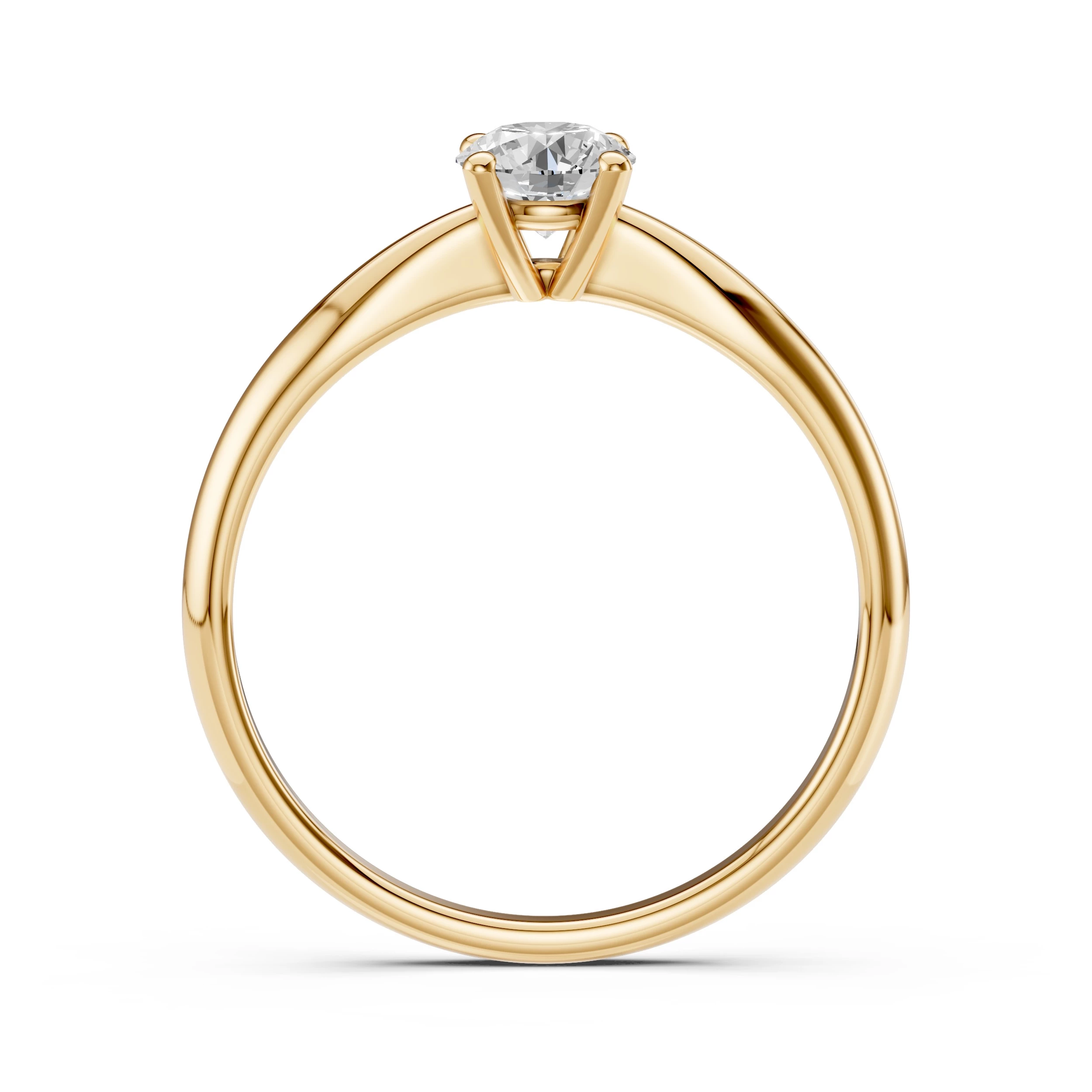 Bague Blason Radieux Solitaire ronde 0,4 ct · 4,7 mm — vue 5