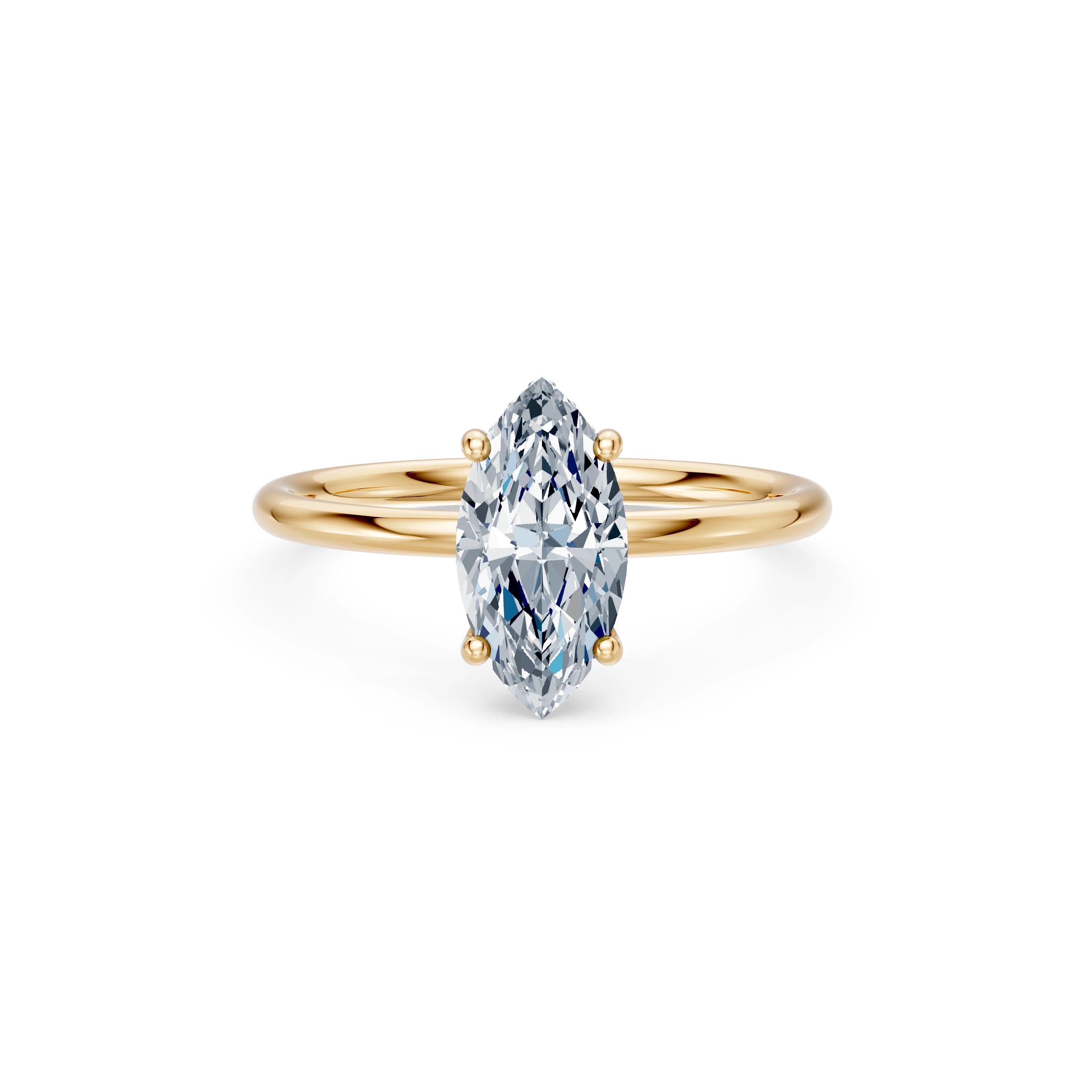 Bague Magnificence Rare Solitaire marquise 1,5 ct · 1,5 mm — vue 6