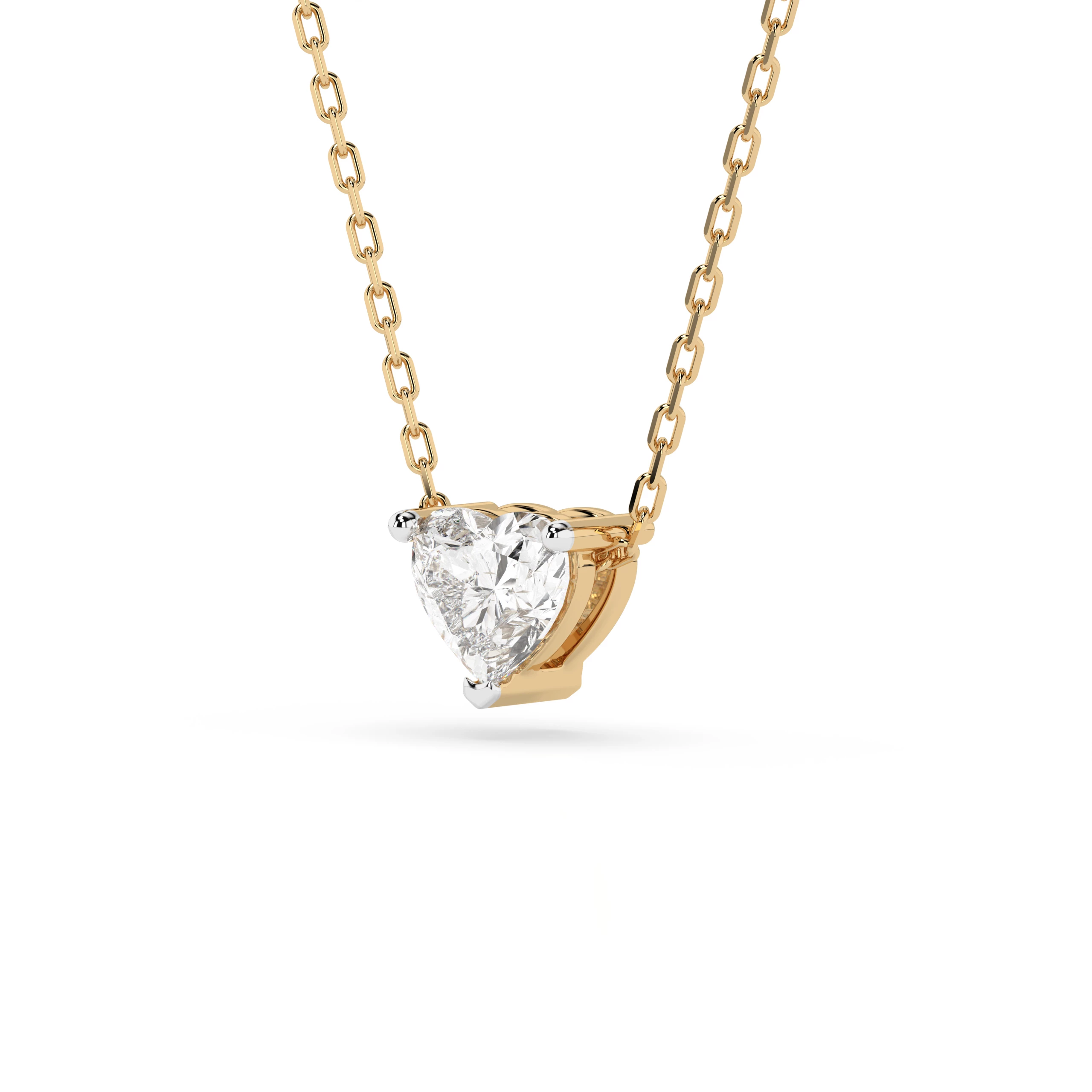 Collier Zénith Divin Solitaire cœur 0,3 ct — vue 5