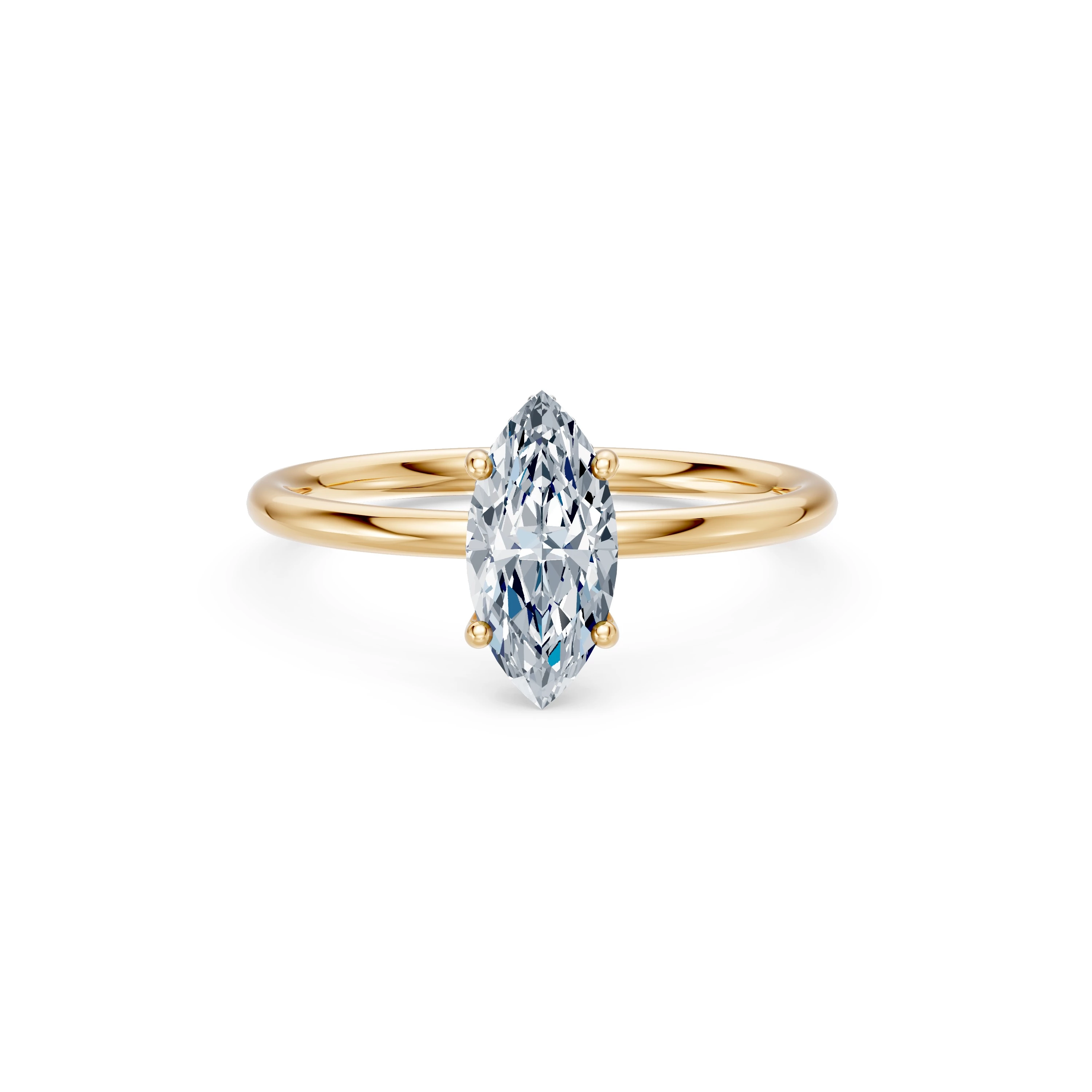 Bague Exception Exquise Solitaire marquise 1 ct — vue 6