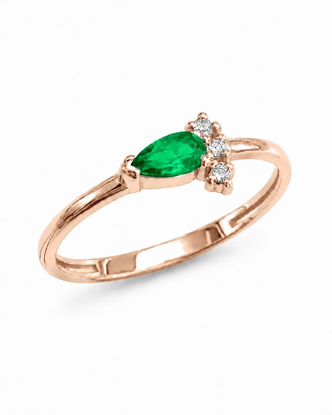 Bague Écrin Triomphal Pierre Précieuse 0,19 ct — vue 1