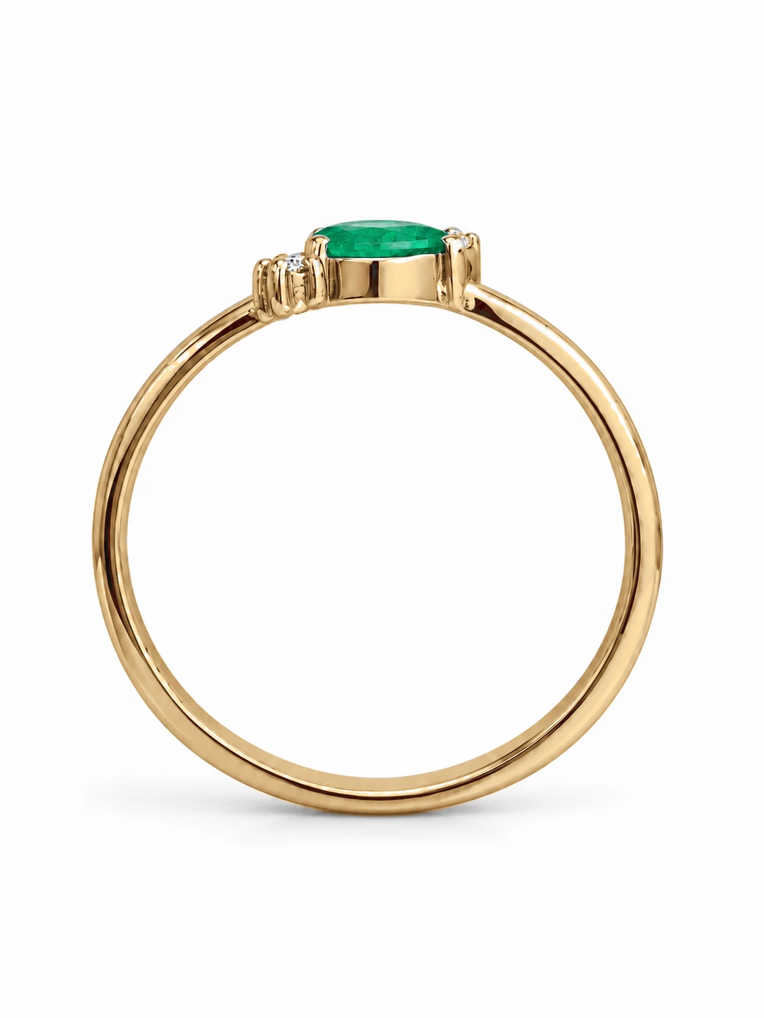 Bague Écrin Triomphal Pierre Précieuse 0,19 ct — vue 8