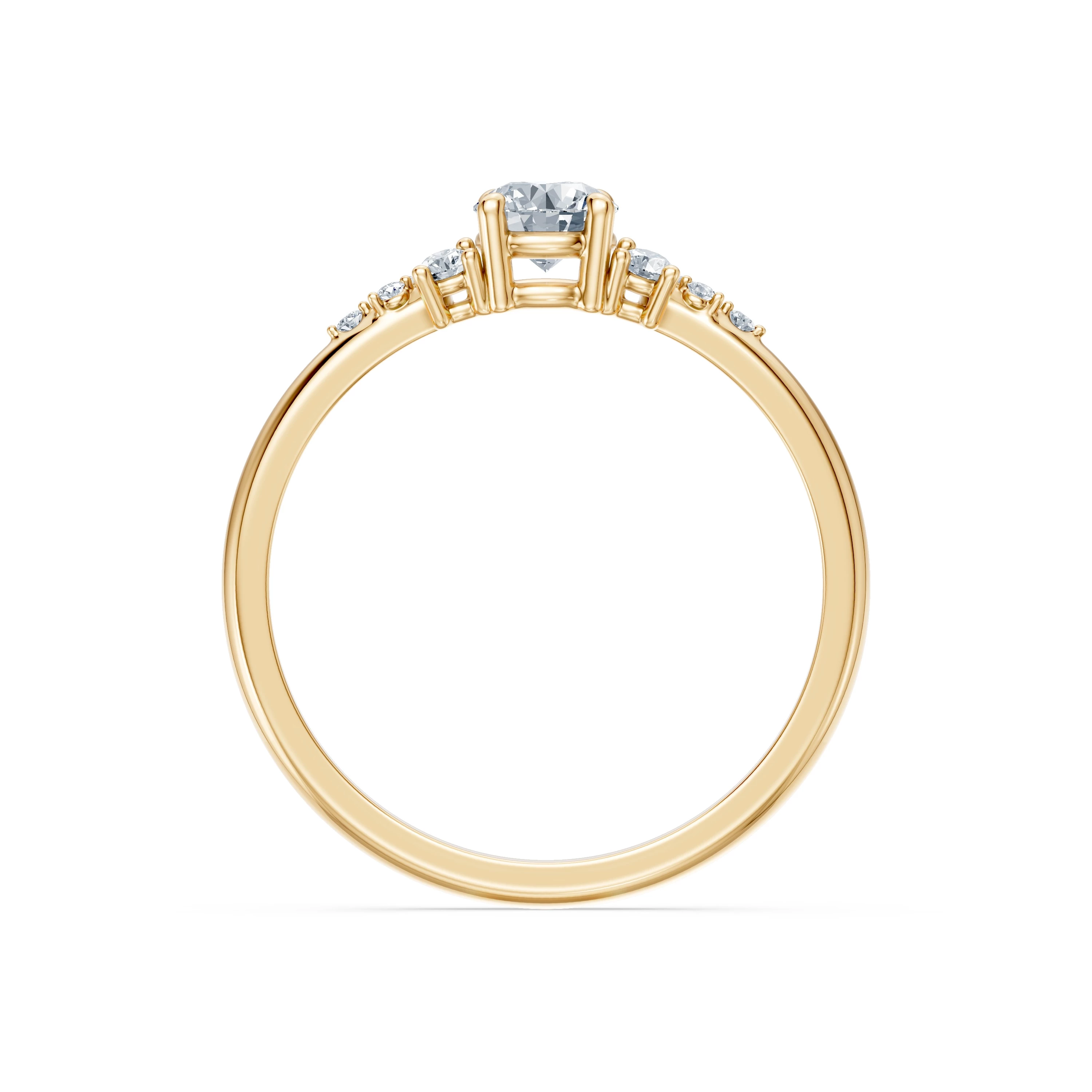 Bague Douceur Infinie Solitaire Éternité ronde 0,35 ct · 4,5 mm — vue 5