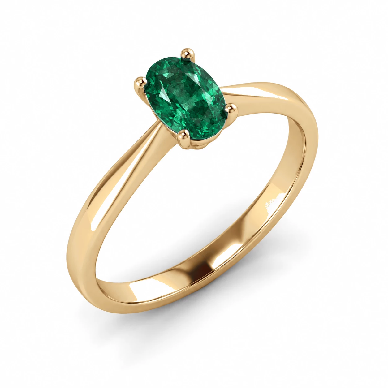 Bague Splendeur Triomphale Pierre Précieuse ovale 0,42 ct — vue 7