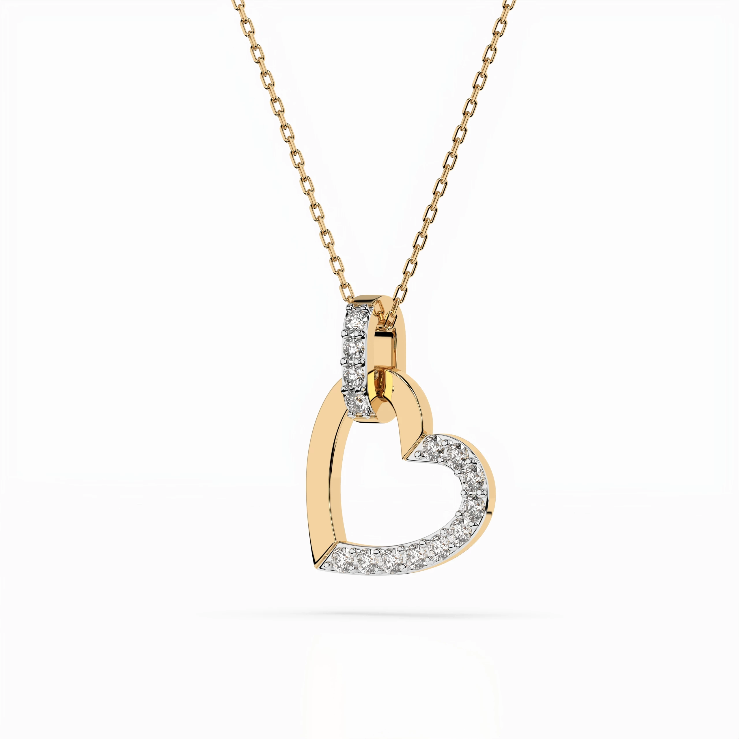 Collier Prestige Exquis Minimalisme ronde 0,18 ct — vue 5