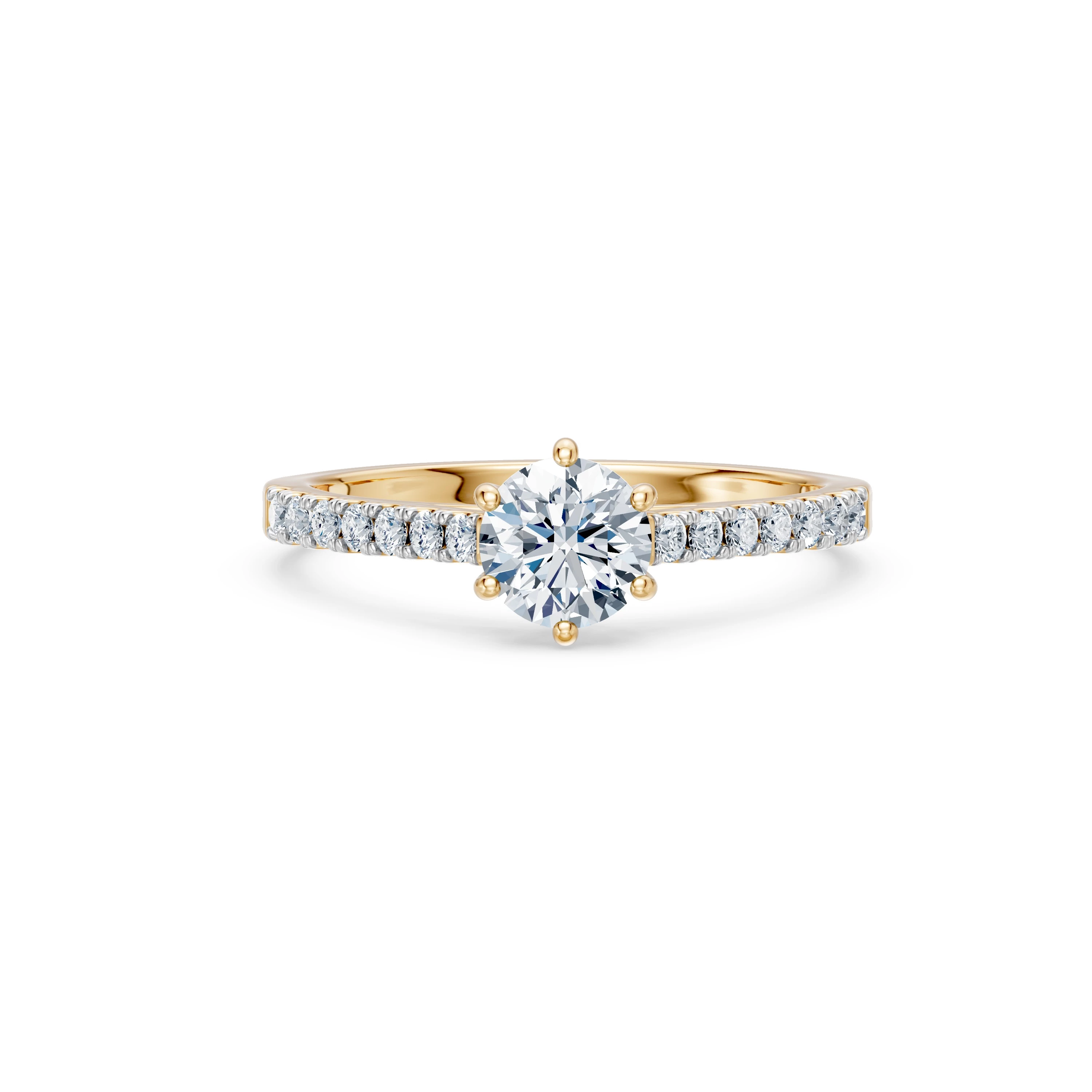 Bague Vœu Sincère Solitaire Éternité ronde 0,7 ct · 5,7 mm — vue 6