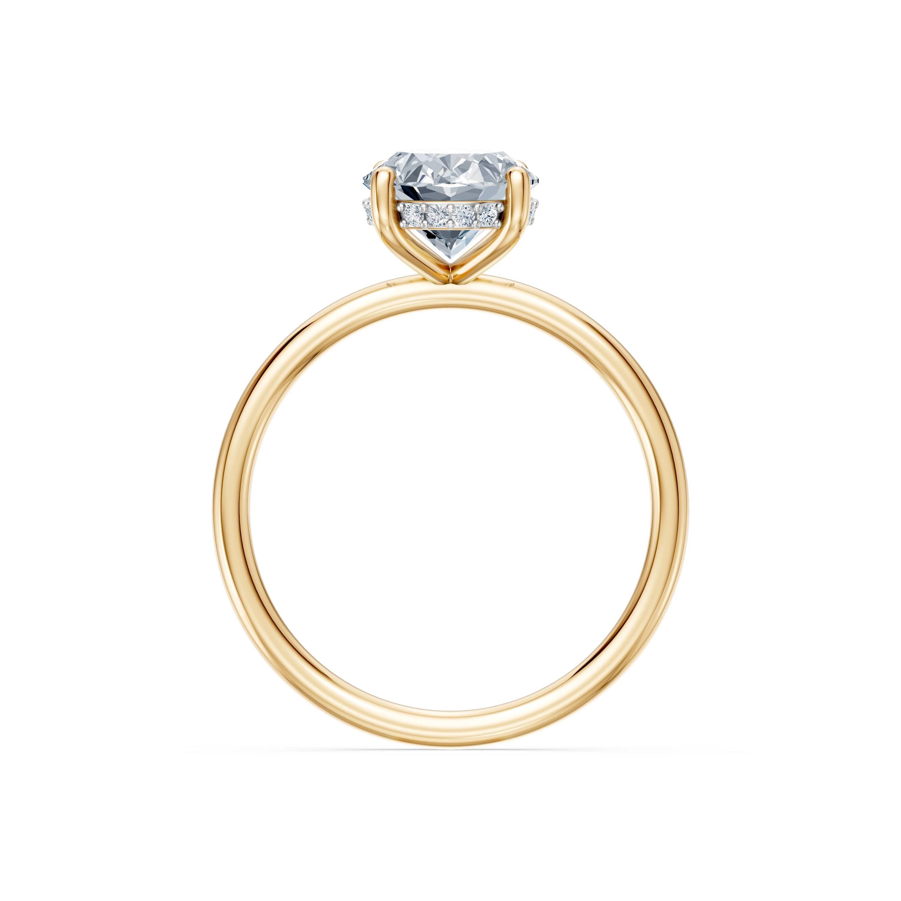 Bague Joyau Intemporel Solitaire ovale 2 ct · 2,0 mm — vue 5