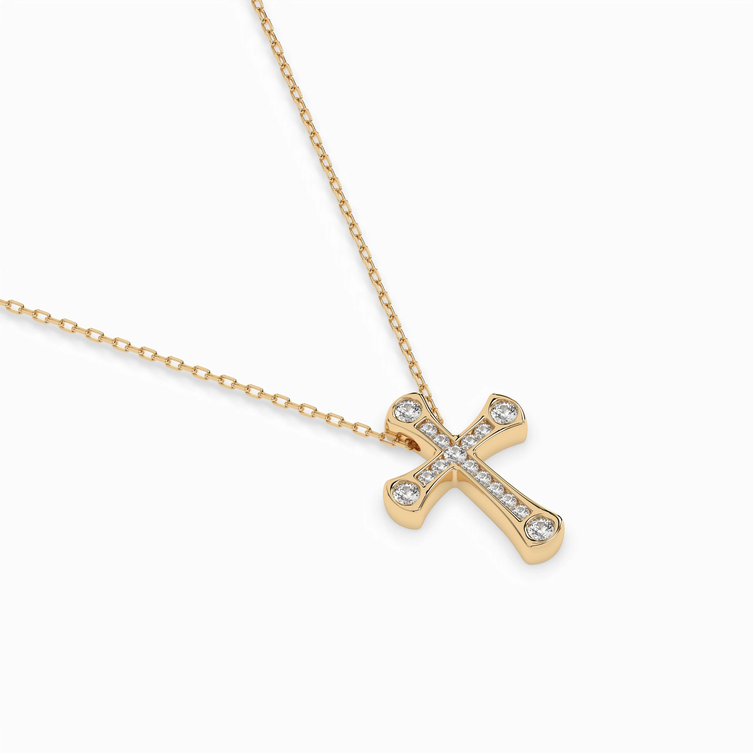 Collier Savoir-Faire Magnifique Minimalisme ronde 0,06 ct — vue 6