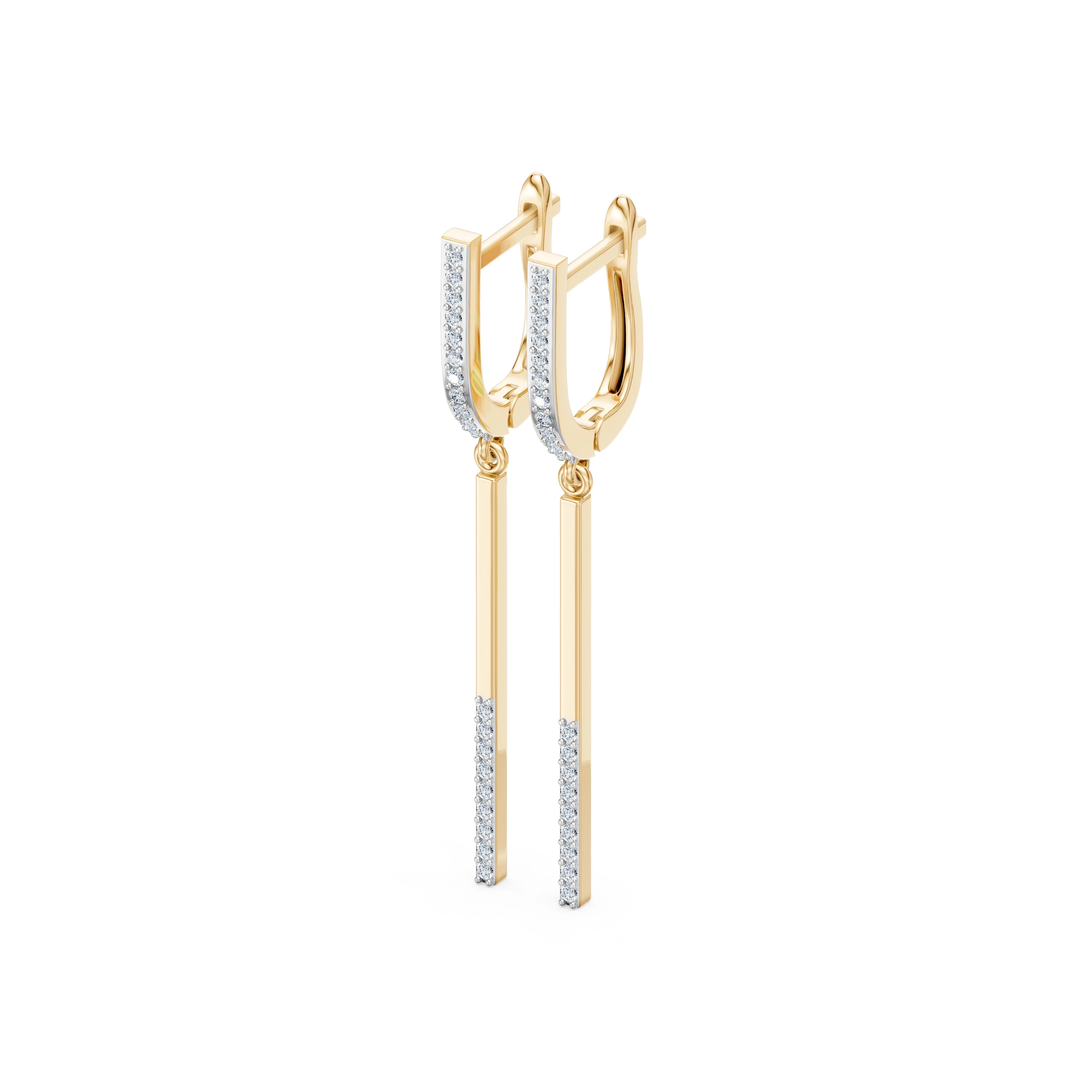 Boucles d'oreilles Tentation Précieuse Minimalisme 0,01 ct — vue 6