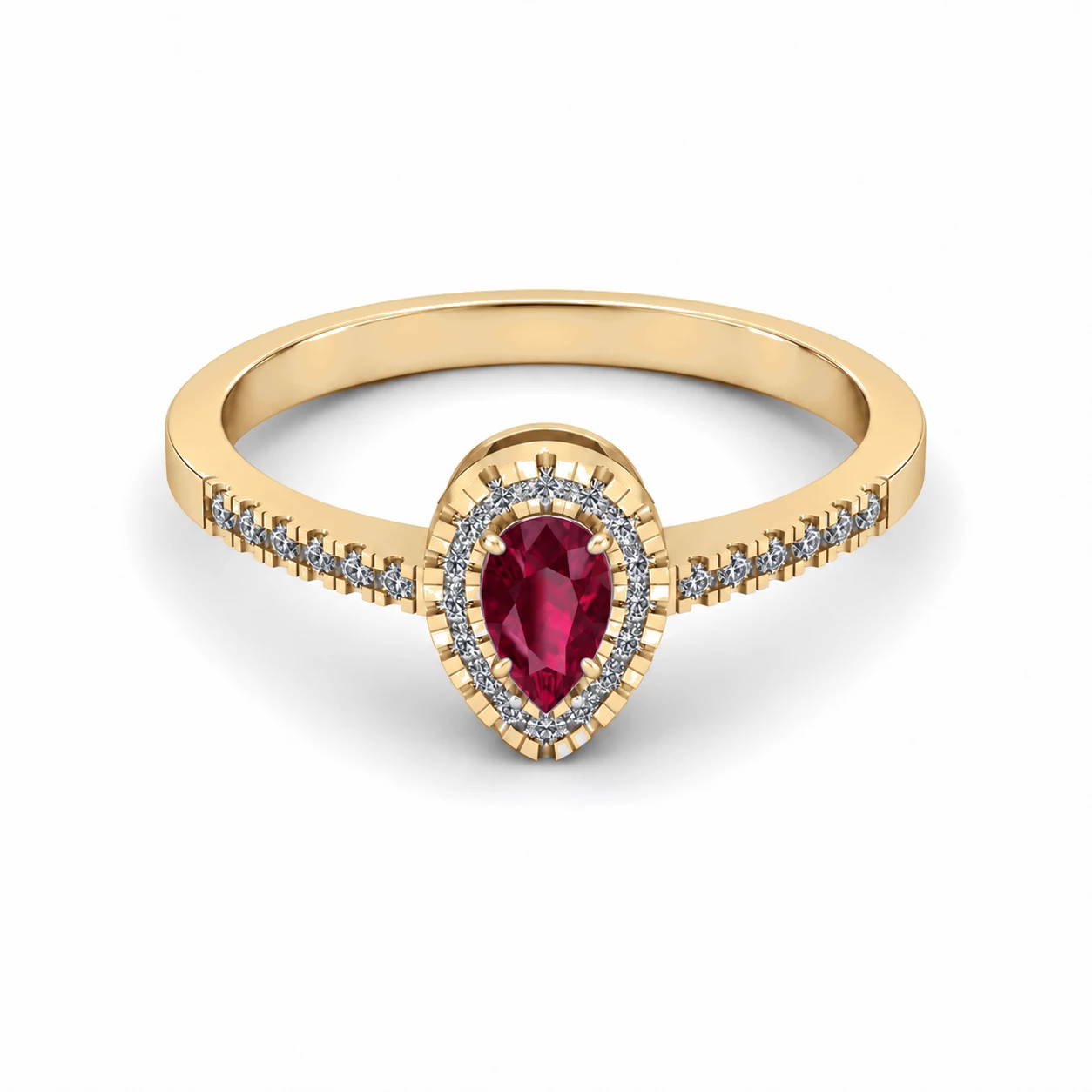 Bague Désir Délicat Pierre Précieuse poire 0,22 ct — vue 6