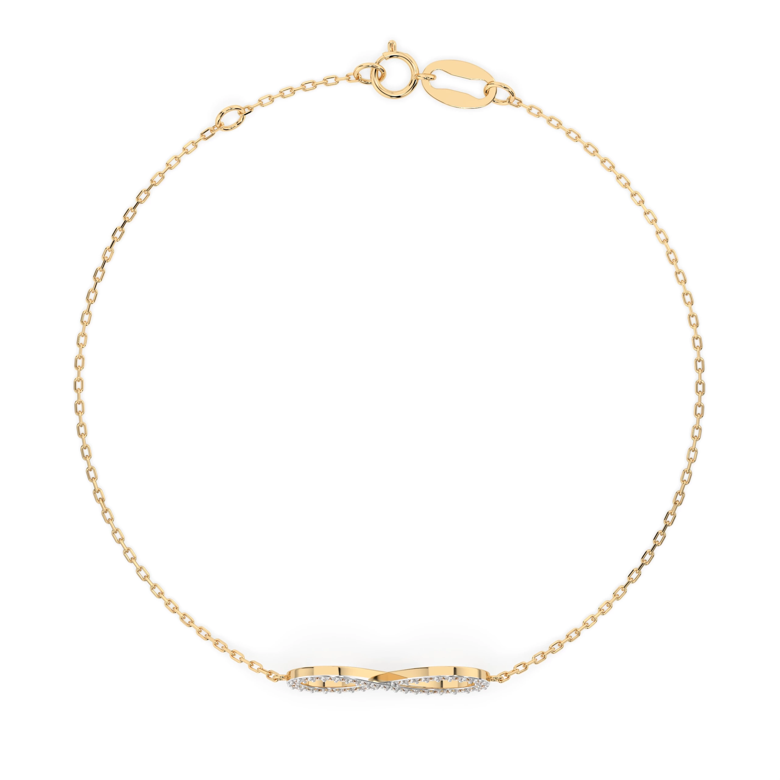 Bracelet Rareté Précieuse Minimalisme ronde 0,19 ct — vue 5