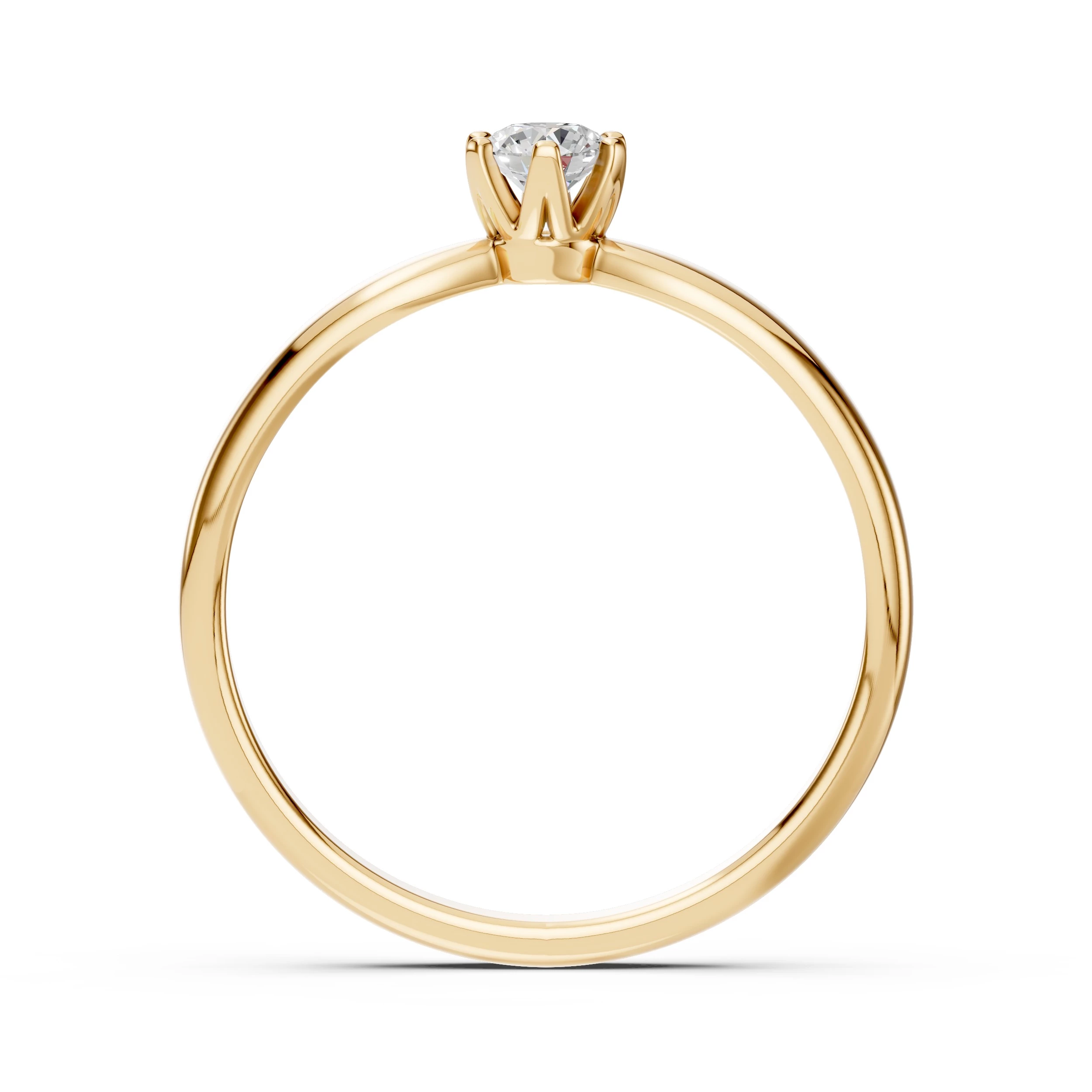 Bague Prestige Magnifique Solitaire ronde 0,15 ct · 3,4 mm — vue 5