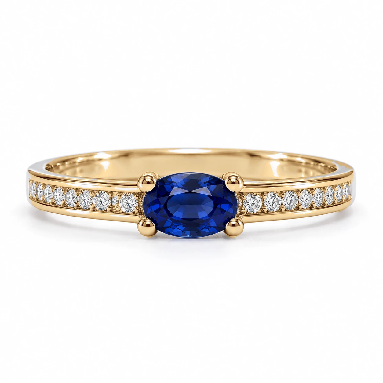 Bague Comète Cristalline Pierre Précieuse 0,31 ct — vue 9