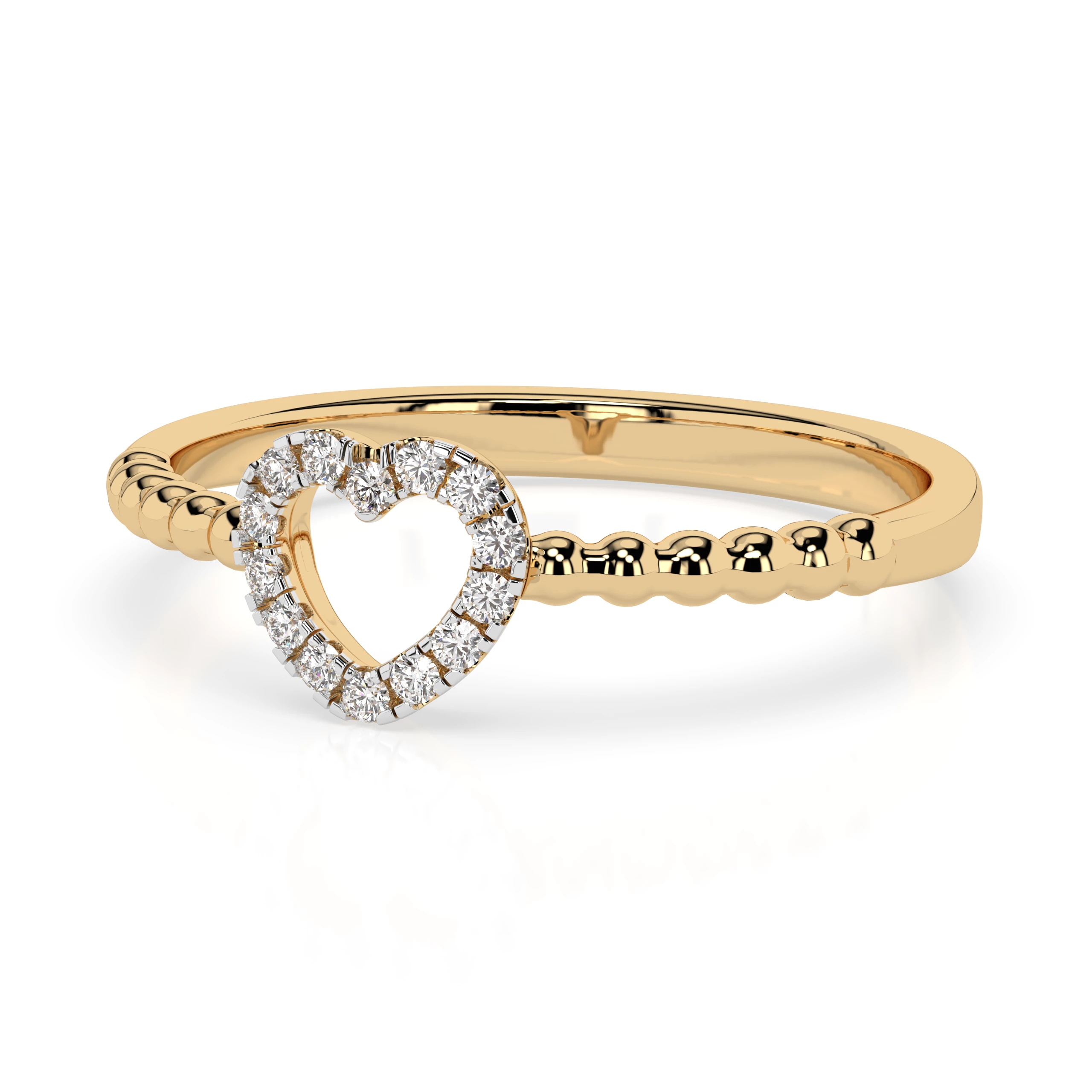 Bague La Somptueuse Minimalisme ronde 0,07 ct — vue 6