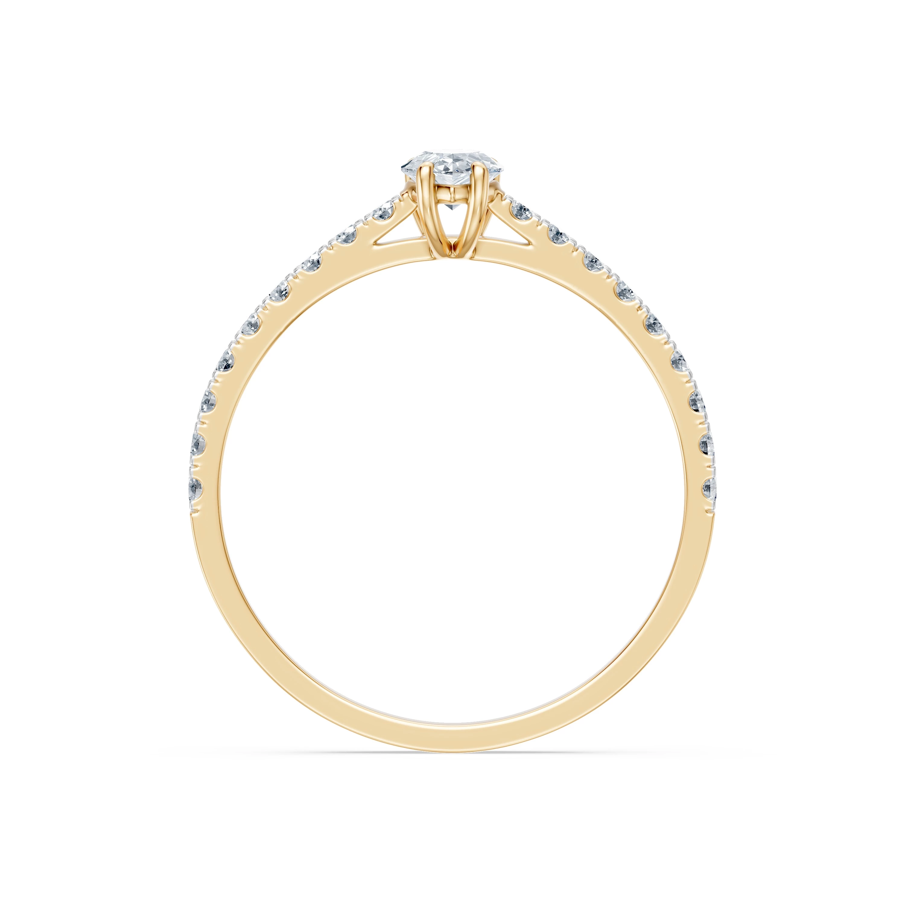 Bague Amour Radieux Solitaire Éternité 0,3 ct — vue 4