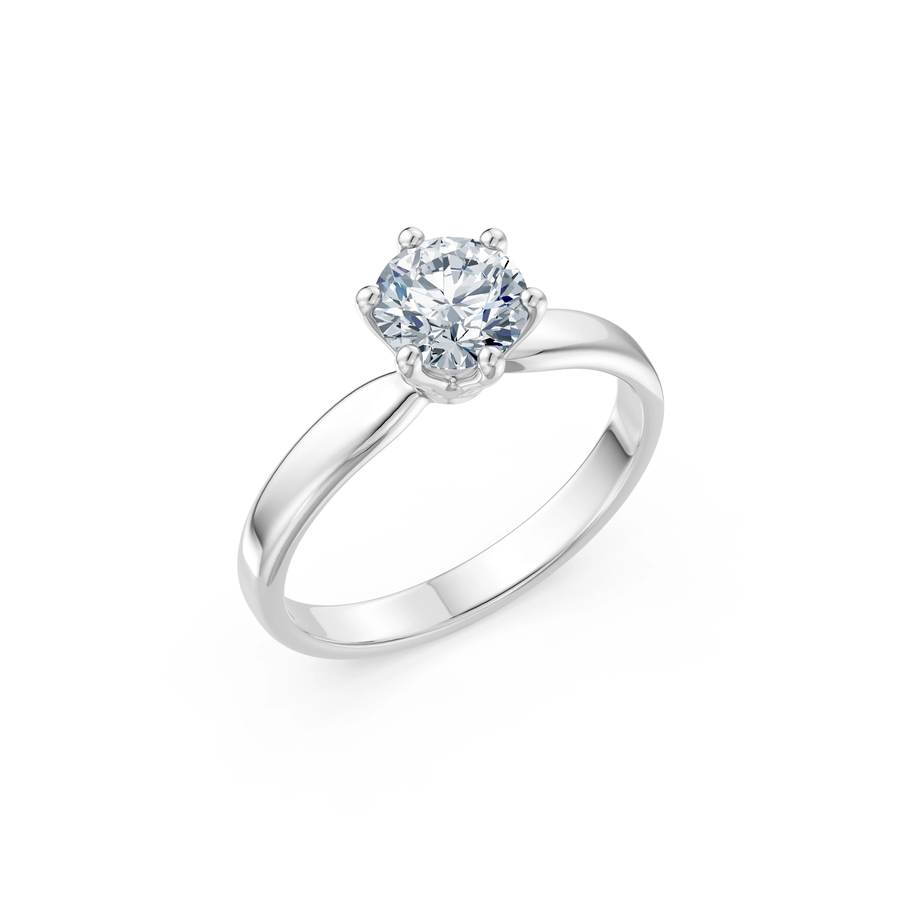 Bague L'Impériale Solitaire ronde 1 ct · 6,5 mm — vue 1