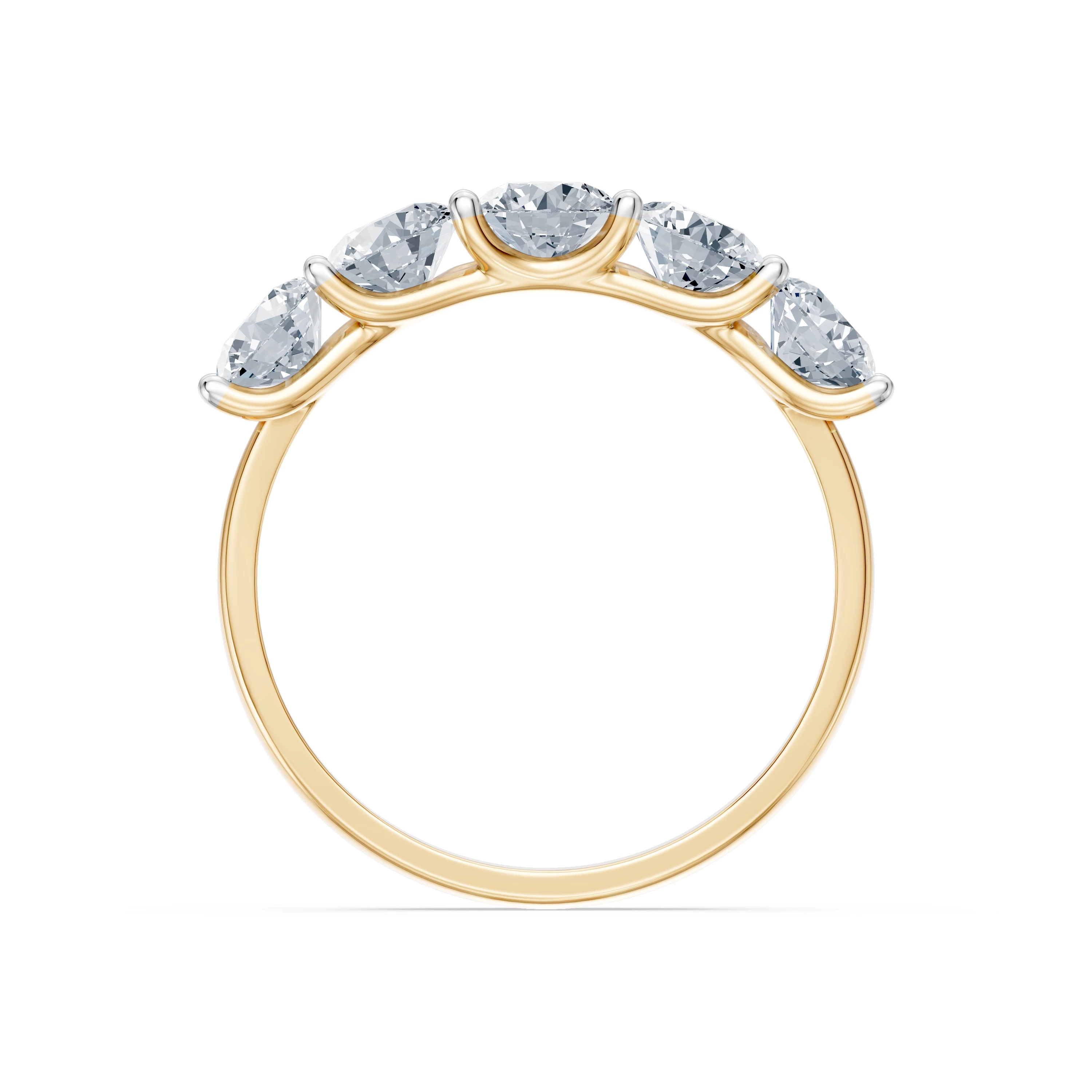 Bague Vœu Intemporel Éternité ronde 1,75 ct — vue 5