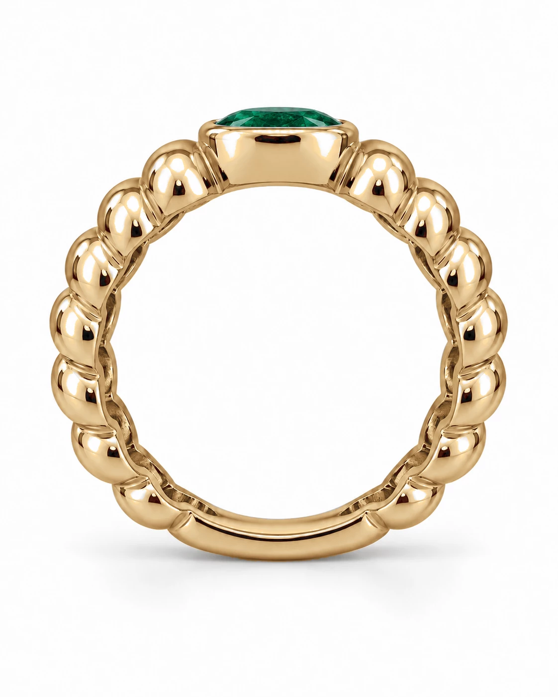Bague Joyau Somptueux Pierre Précieuse ovale 0,42 ct — vue 8
