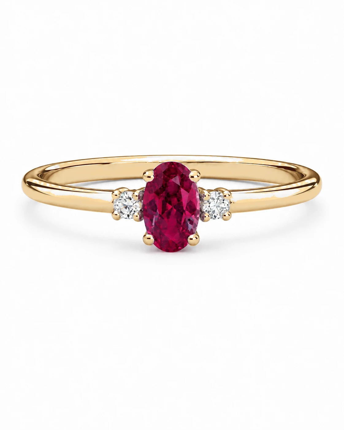 Bague Étreinte Intemporelle Pierre Précieuse 0,26 ct — vue 9