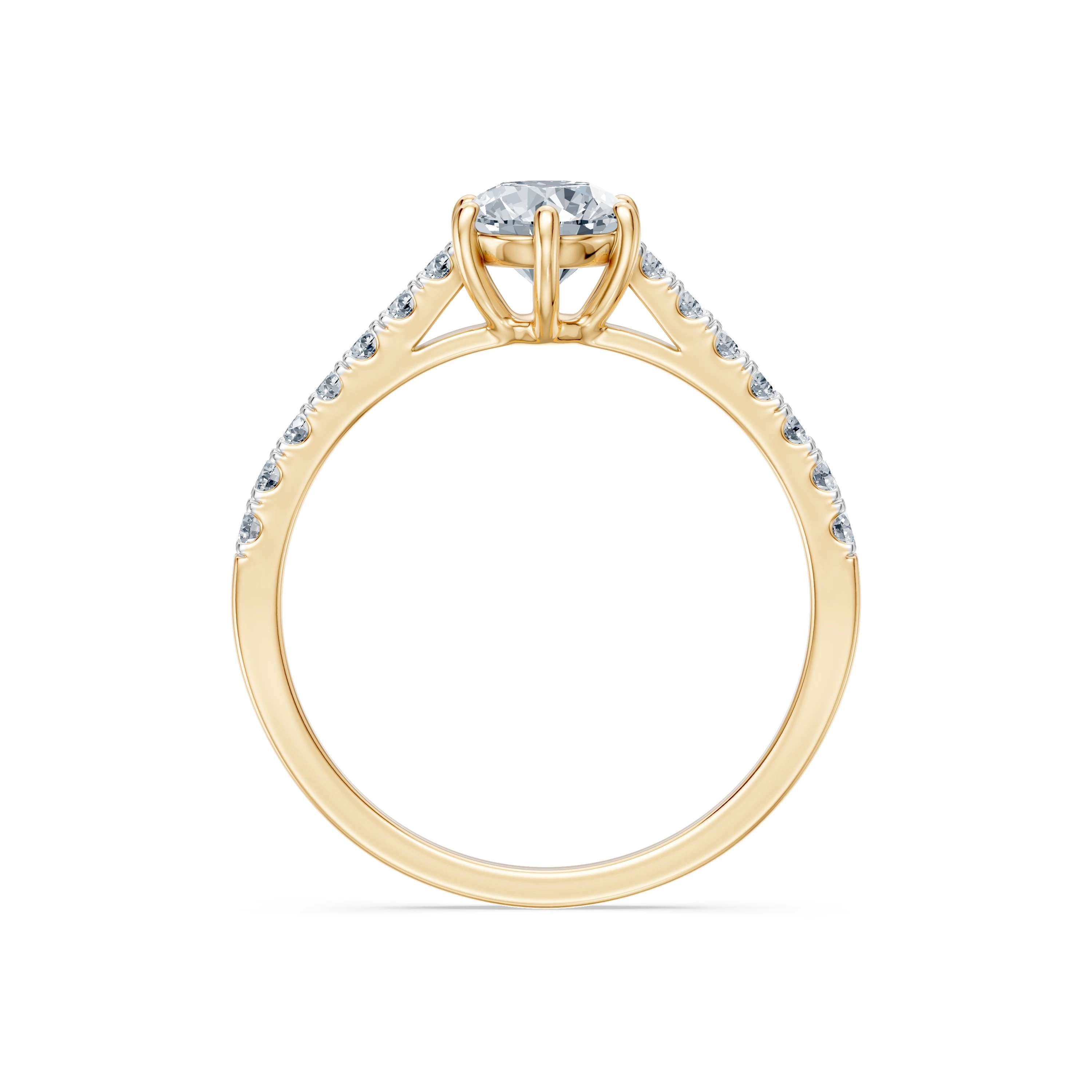 Bague Vœu Sincère Solitaire Éternité ronde 0,7 ct · 5,7 mm — vue 5