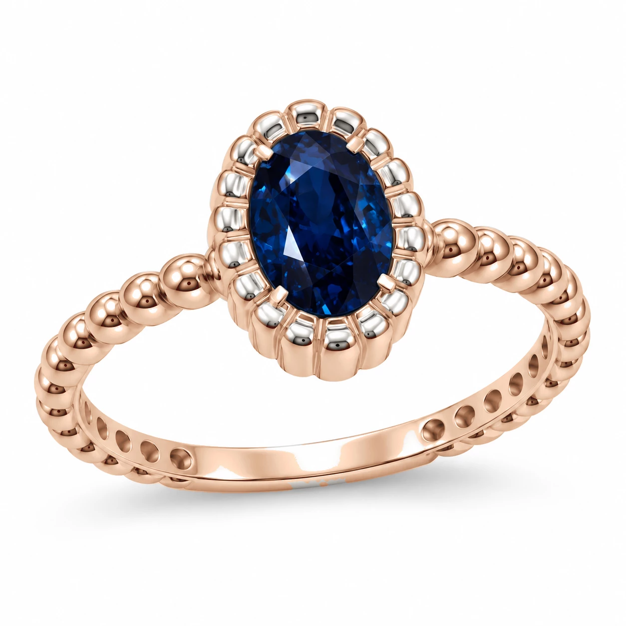 Bague Astre Impérial Pierre Précieuse ovale 0,56 ct — vue 1