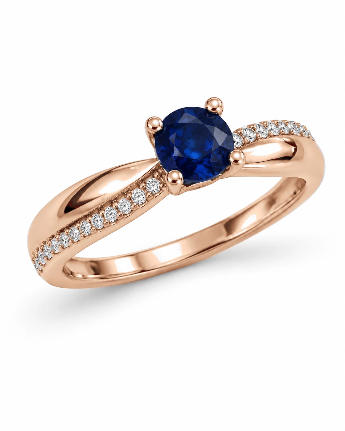Bague Lune Divine Pierre Précieuse 0,5 ct — vue 1