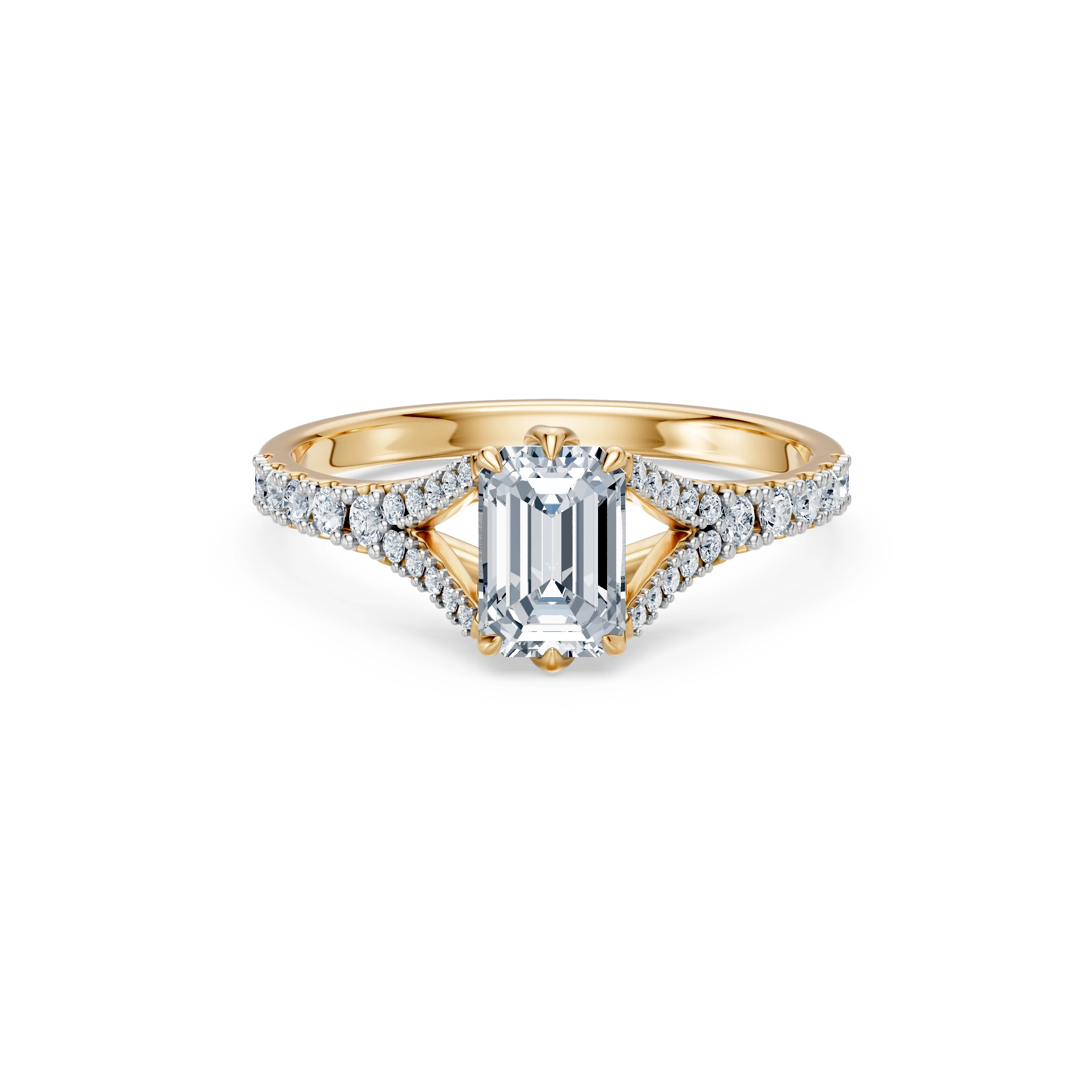 Bague Douceur Lumineuse Solitaire Éternité émeraude 1 ct — vue 6